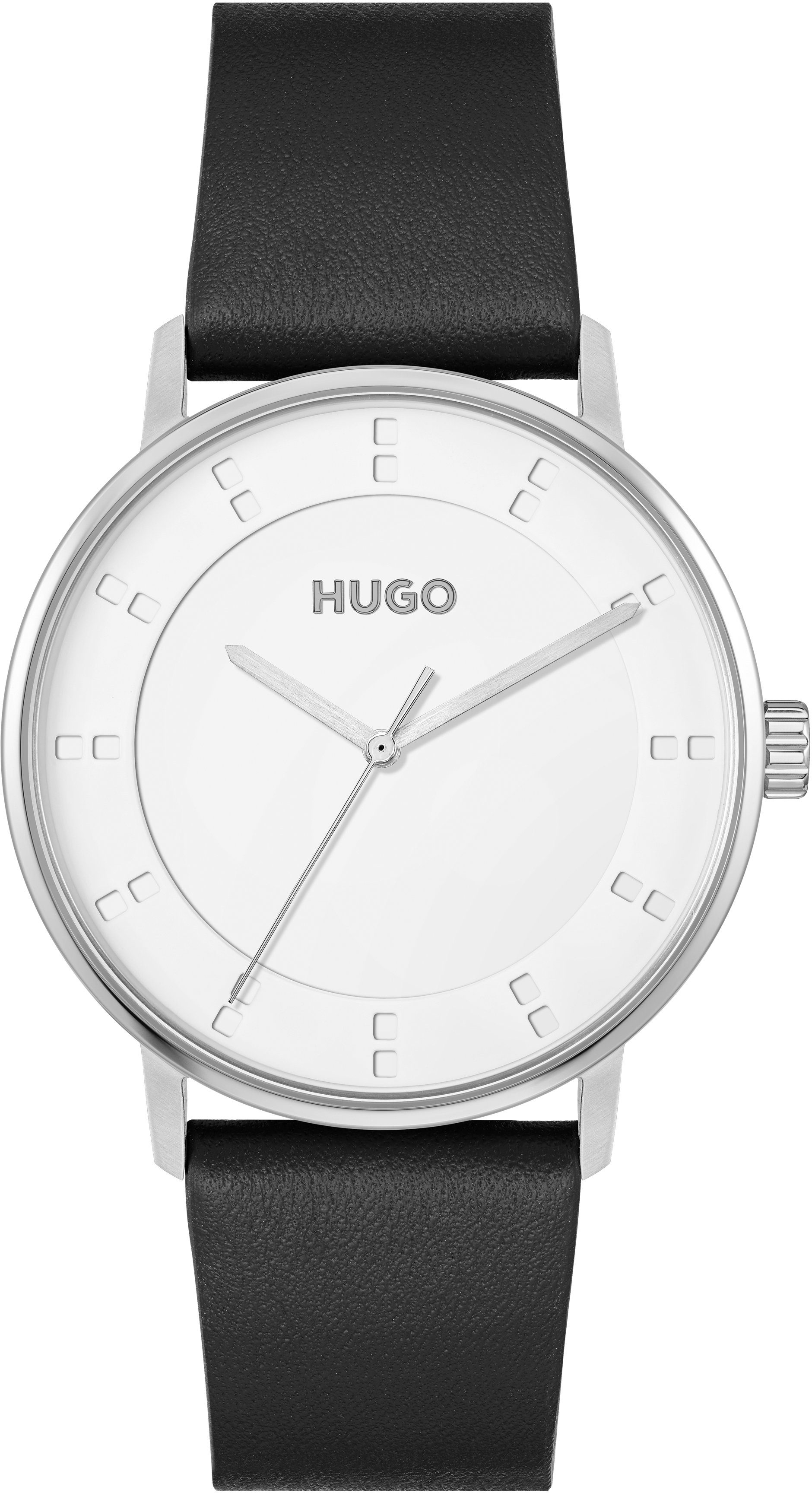 HUGO Quarzuhr #ENSURE, 1530268, Armbanduhr, Herrenuhr, Mineralglas, anlog