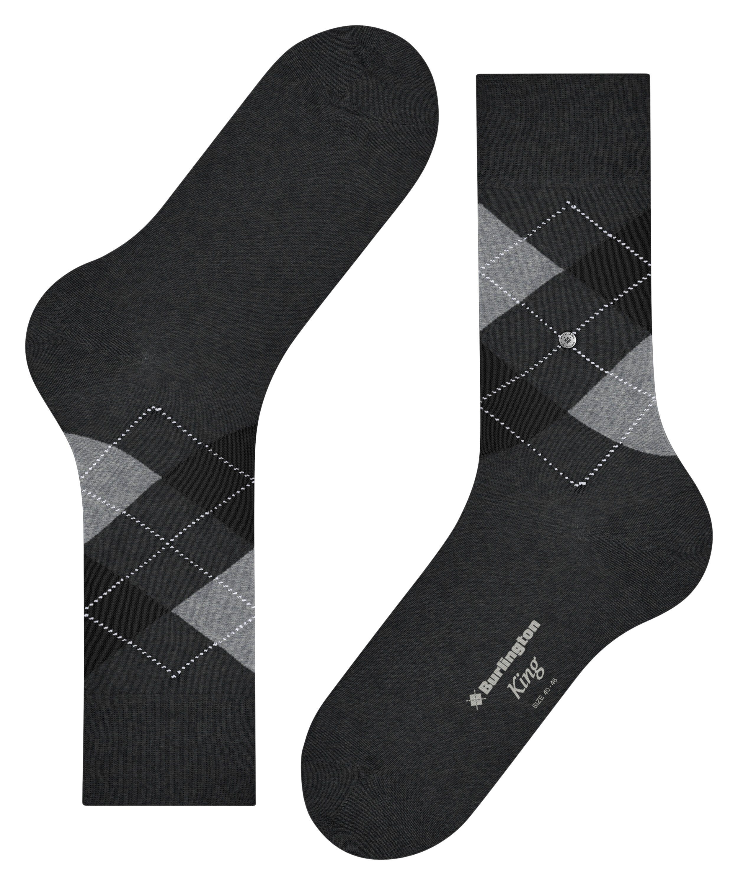 Burlington Socken King (1-Paar) mit Bio-Baumwolle