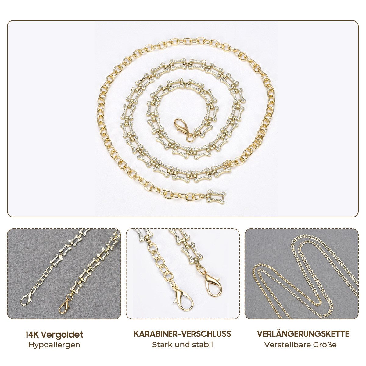 RWEUOQ Kettengürtel Kettengürtel Taillenkette Damengürtel Kleid günstig online kaufen