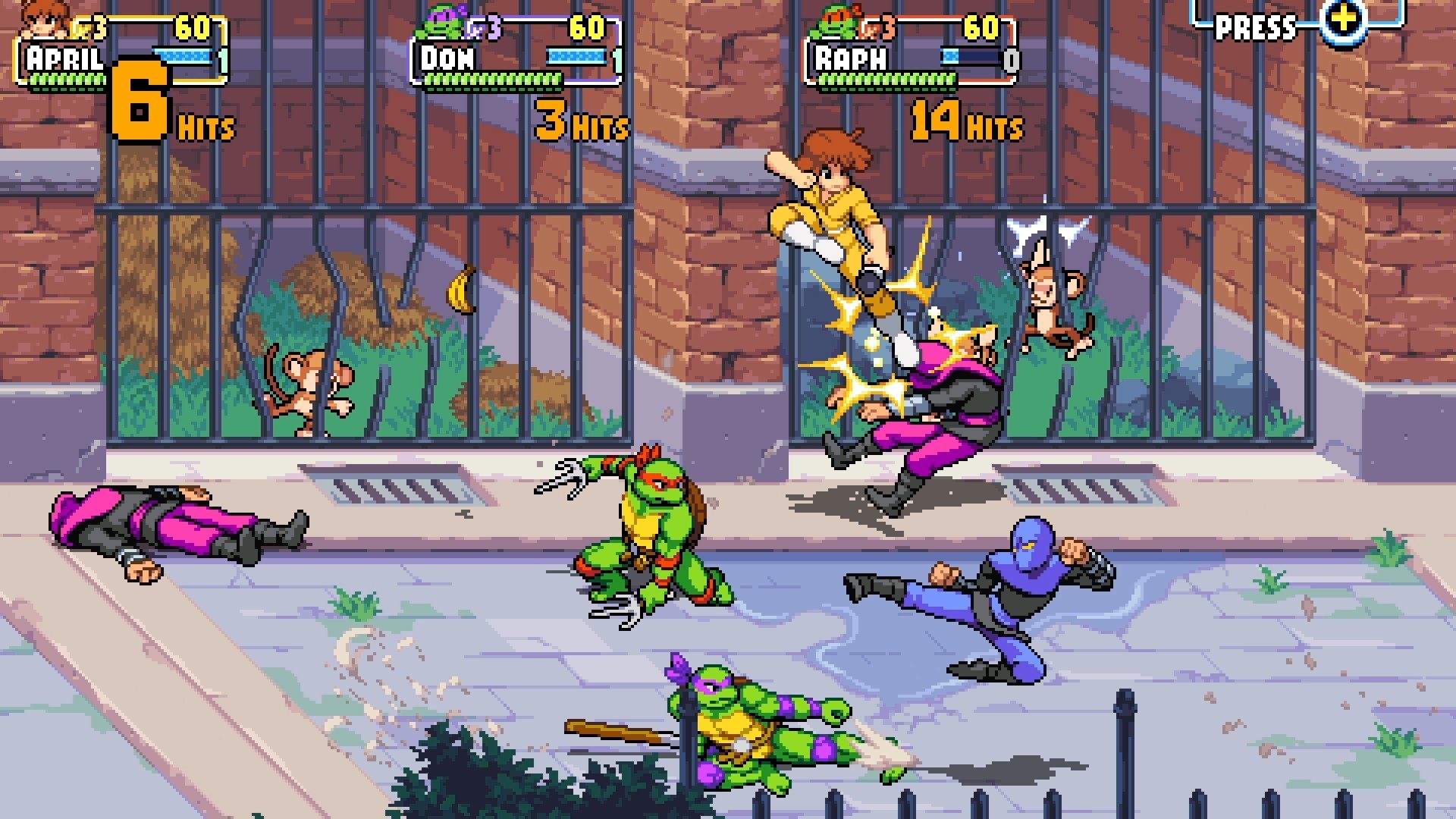 Teenage Shredder's Mutant Ninja Revenge PlayStation Turtles 5