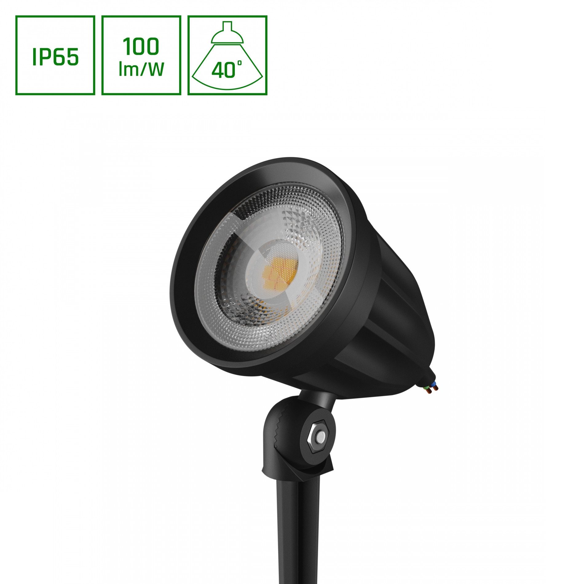 SpectrumLED Sockelleuchten Gartenspot mit Erdspieß IP65 günstig online kaufen