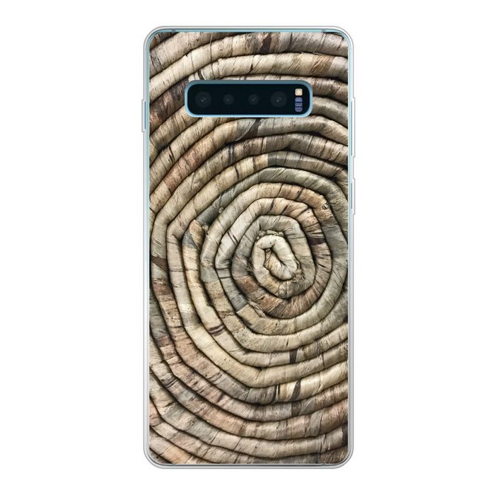 MuchoWow Handyhülle Kreis - Schilf - Korb Phone Case Handyhülle Samsung Galaxy S10 Lite Silikon Schutzhülle