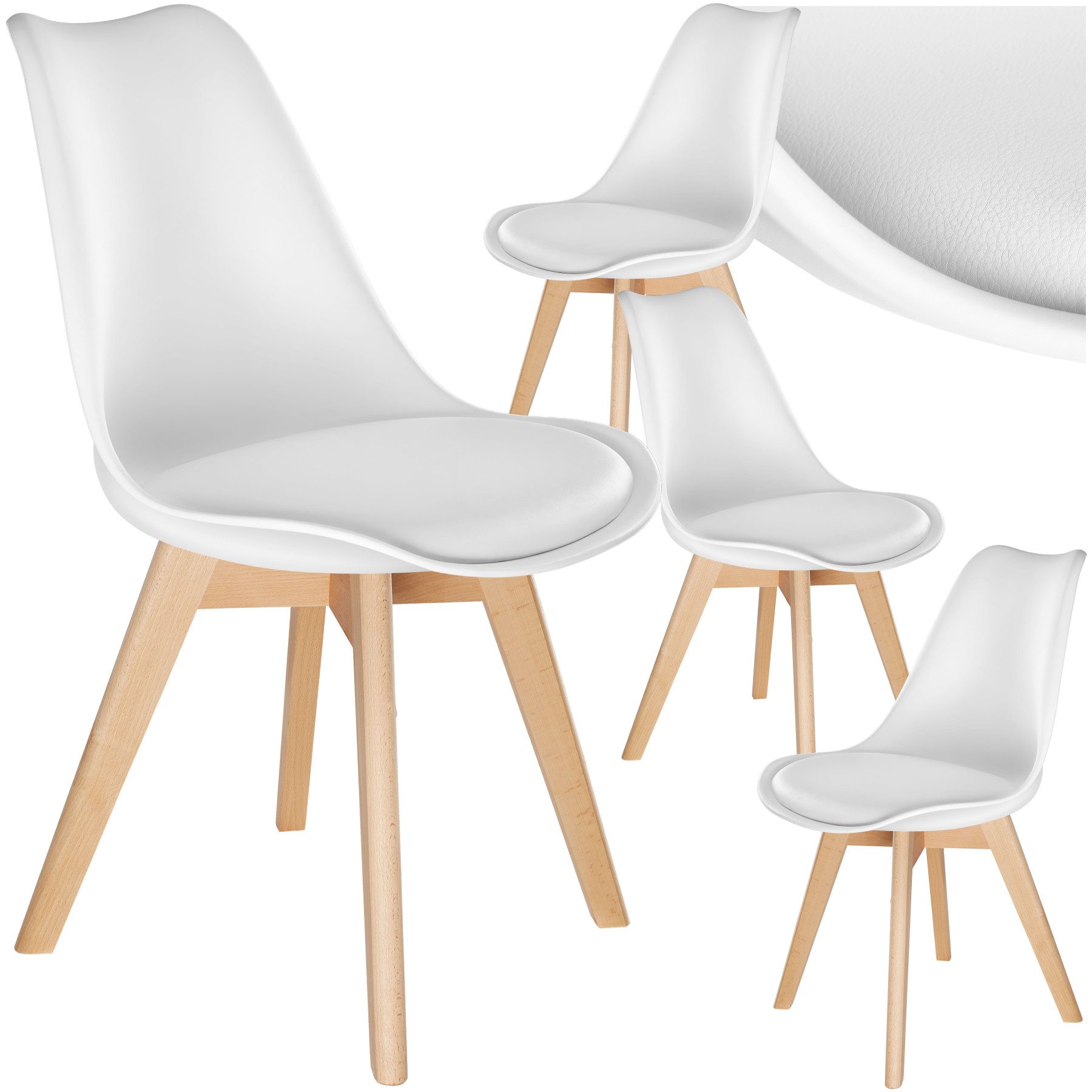 tectake Esszimmerstuhl Set Esszimmerstuhl (Set, 4 günstig online kaufen