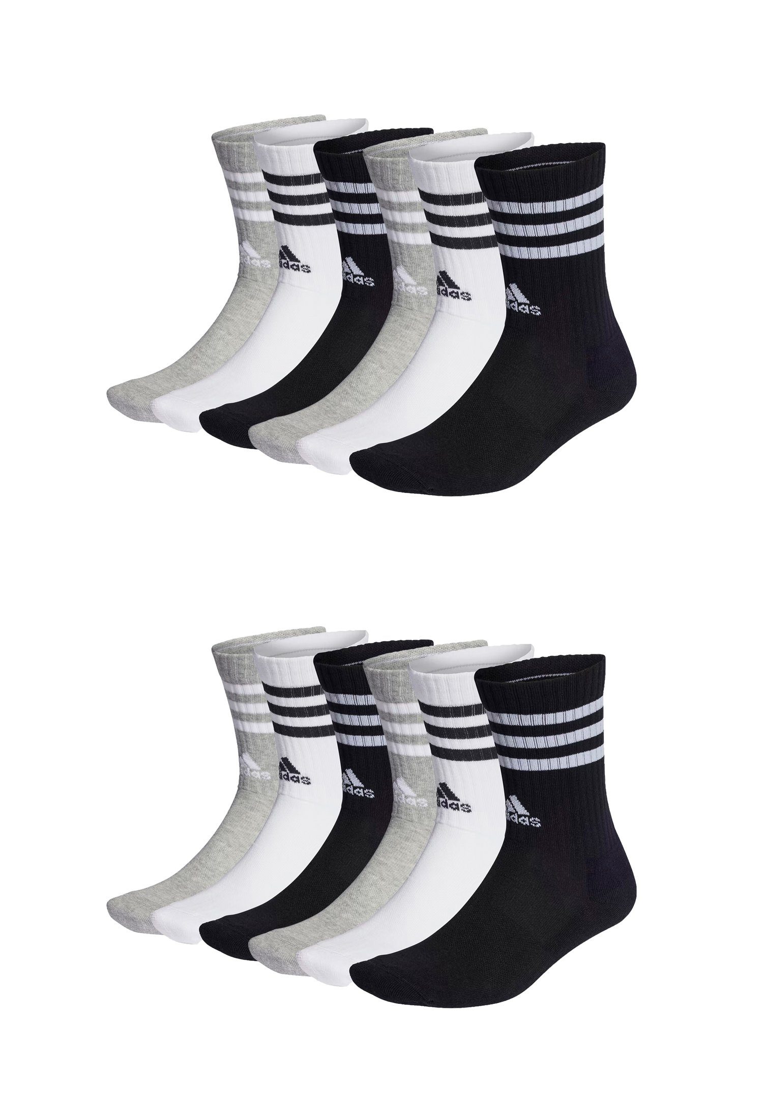 adidas Performance Socken 3S CSH CRW 12 Paar (12-Paar)