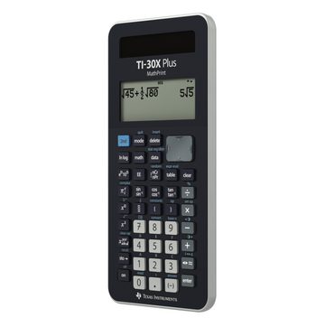 Texas Instruments Taschenrechner Wissenschaftlicher Schulrechner TI-30X Plus MathPrint™, (30XPLMP/FC/4E13/A), Moderner Schulrechner, Deckel