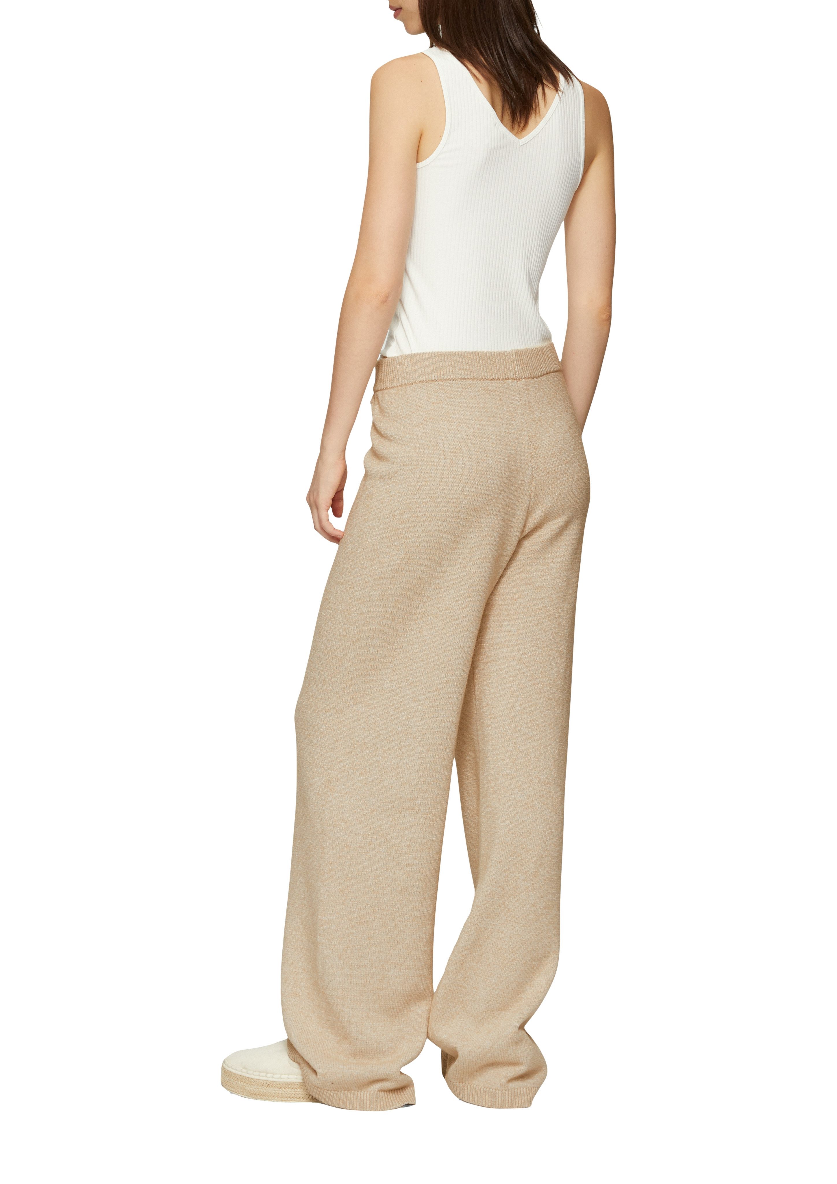 QS Stoffhose Sommerhose mit elastischem Bund günstig online kaufen