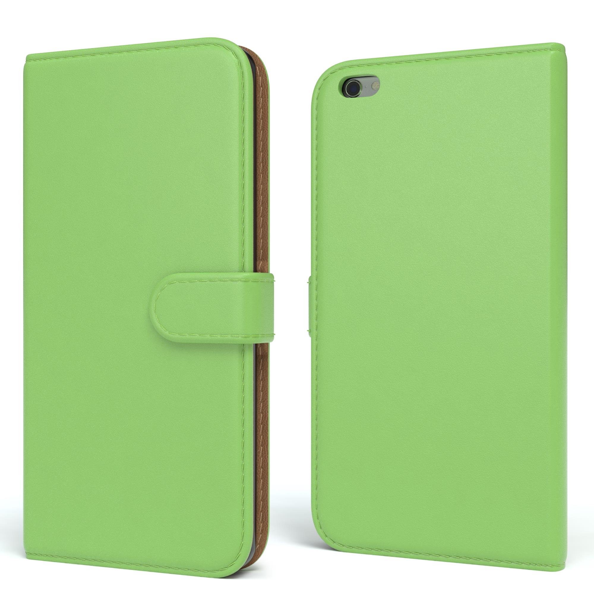 STILGUT Slim Case Für IPhone 5/5s – Aufklappbar, Aus Kunstleder, Gelb