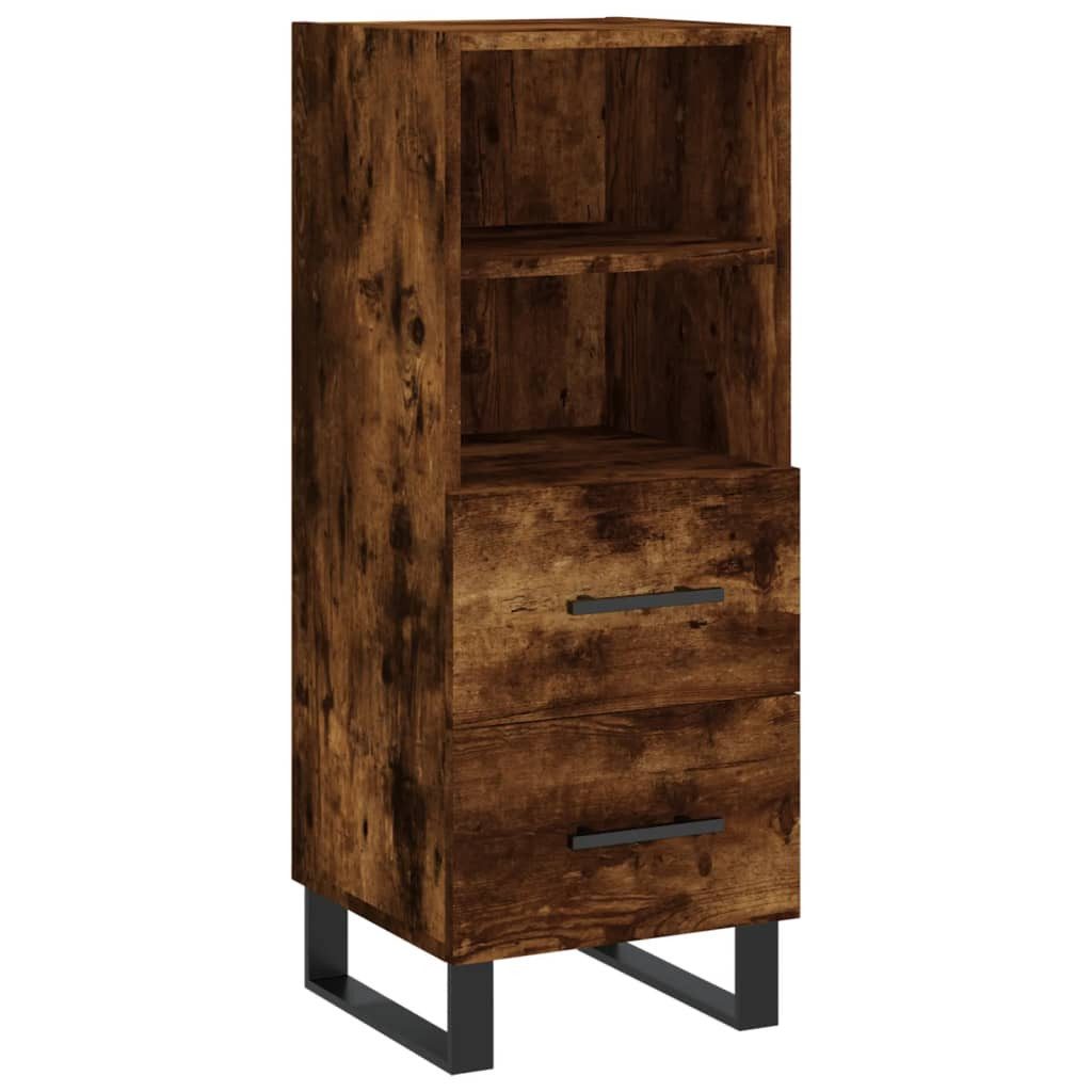 vidaXL Sideboard Sideboard Räuchereiche 34,5x34x90 cm günstig online kaufen