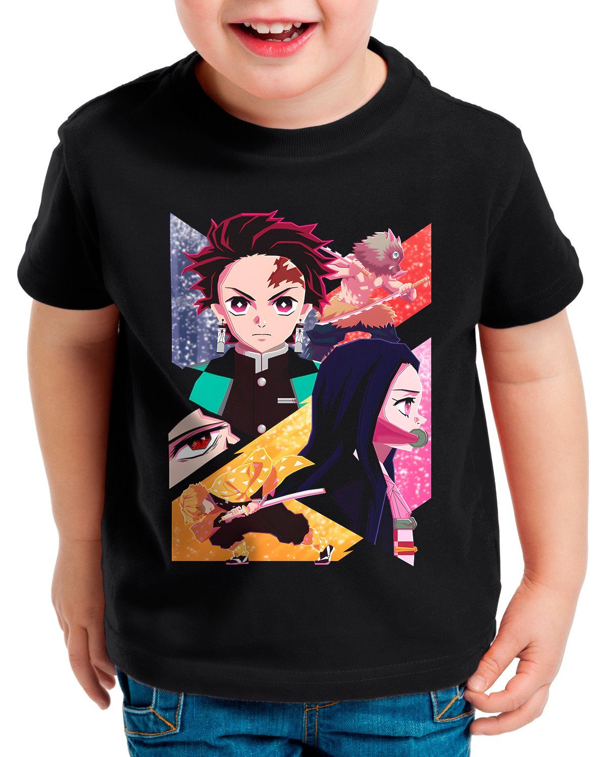 style3 Print-Shirt demon anime japan manga slayer