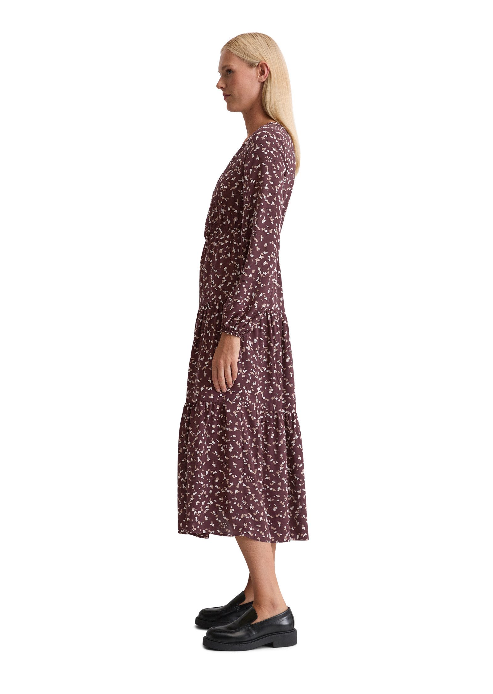 Marc O'Polo Druckkleid aus Cupro-Viskose-Mix günstig online kaufen