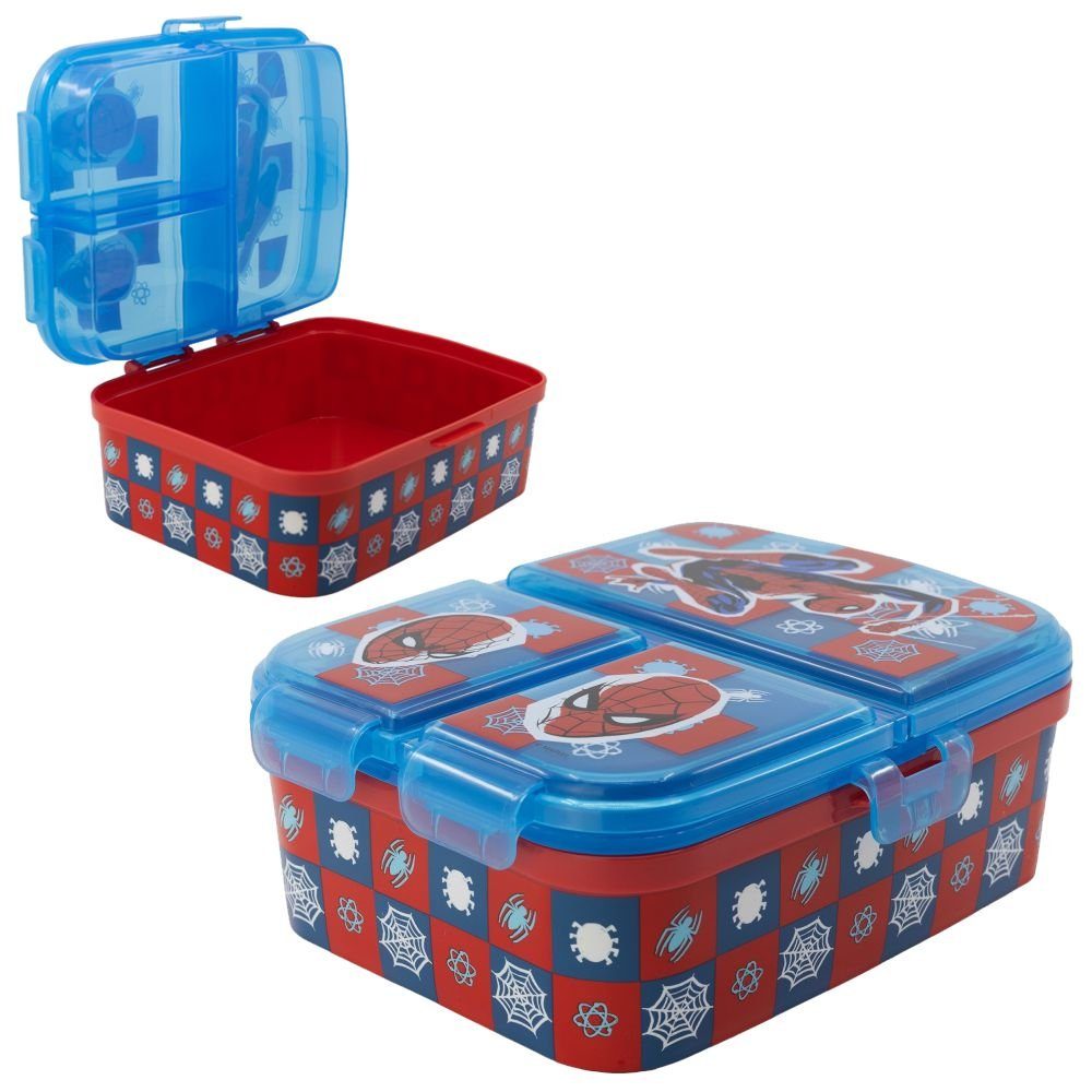 Fächer Dose Brotdose Marvel XL to Spiderman Lunch MARVEL Vesper Go Lunchbox 4