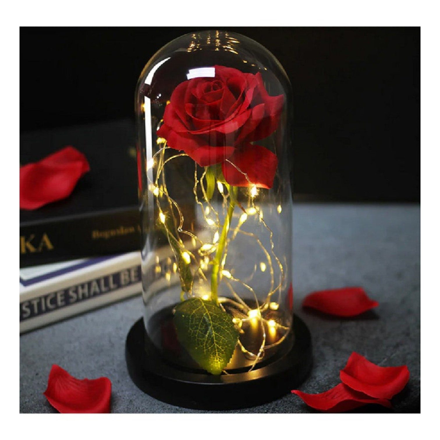 VERK GROUP Geschenkbox Ewige Rose im Glas Rose Geschenke für Frauen