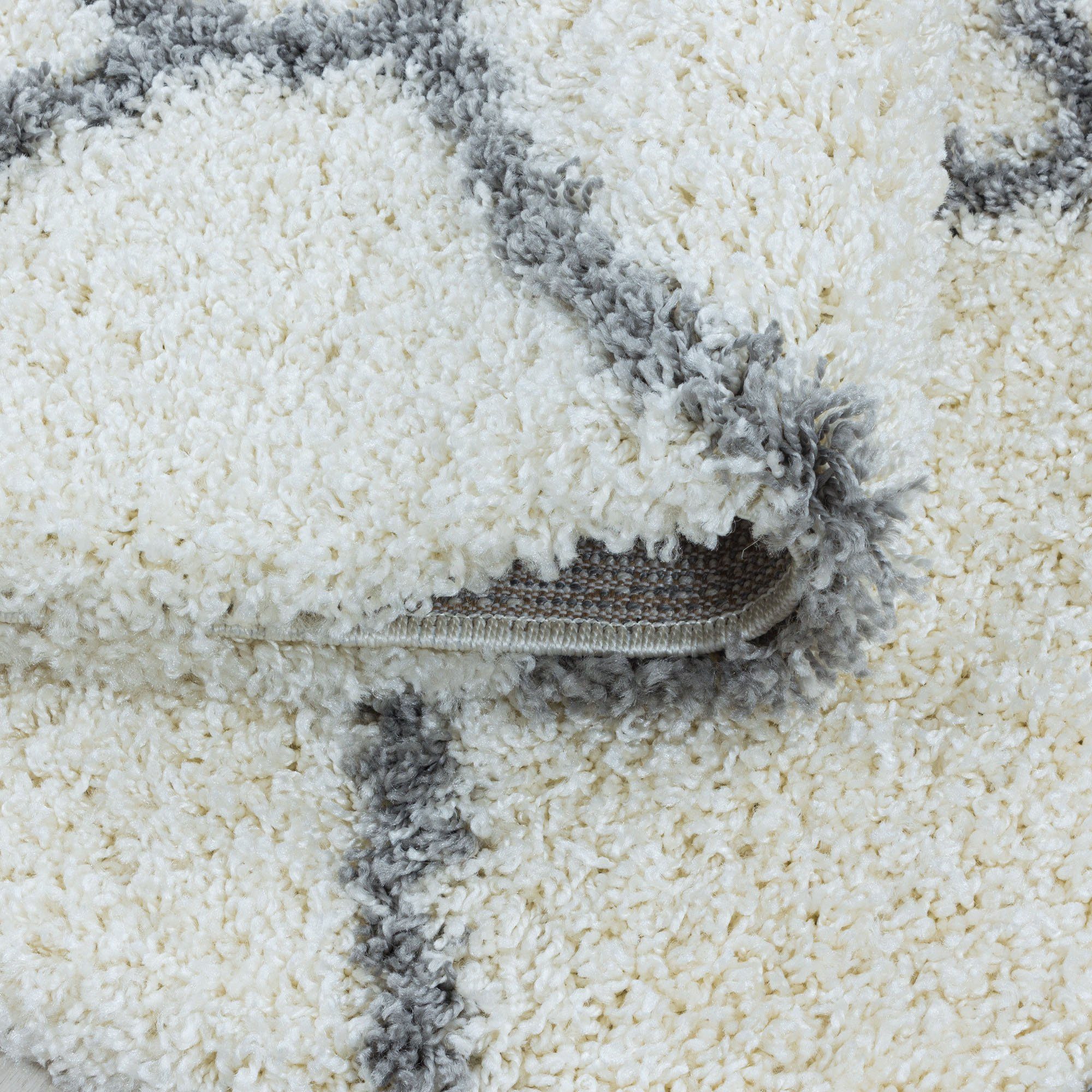 Ayyildiz Teppiche Hochflor-Teppich »SALSA 3201«, rund, 50 mm Höhe, auch rec günstig online kaufen