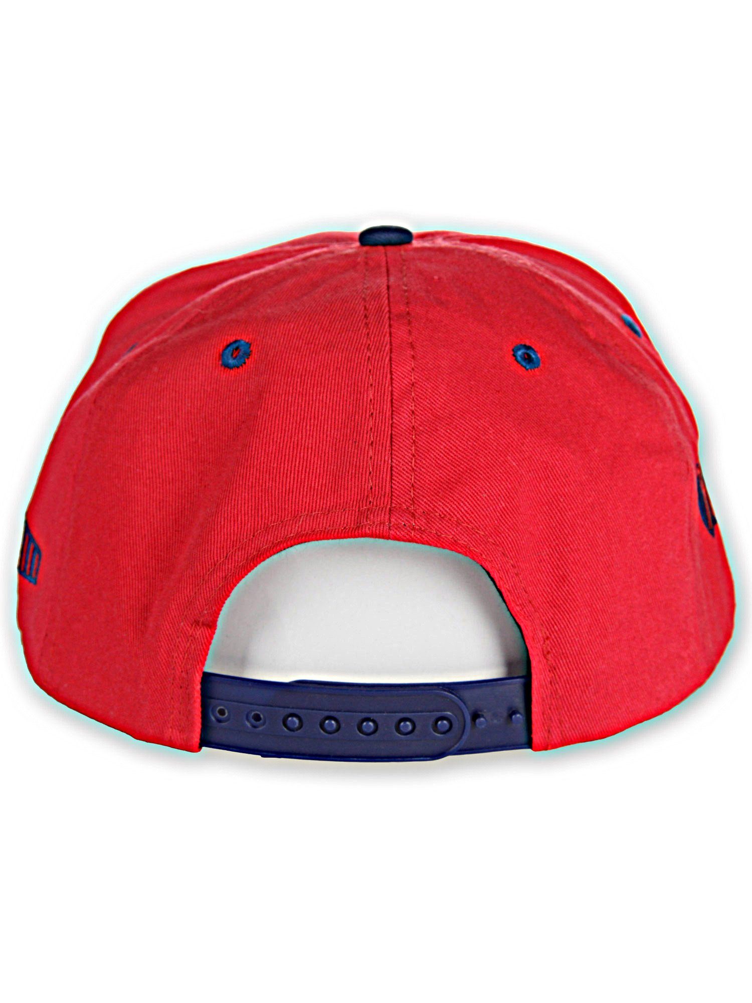 Bootle Schirm mit Baseball dunkelblau-rot Cap RedBridge kontrastfarbigem