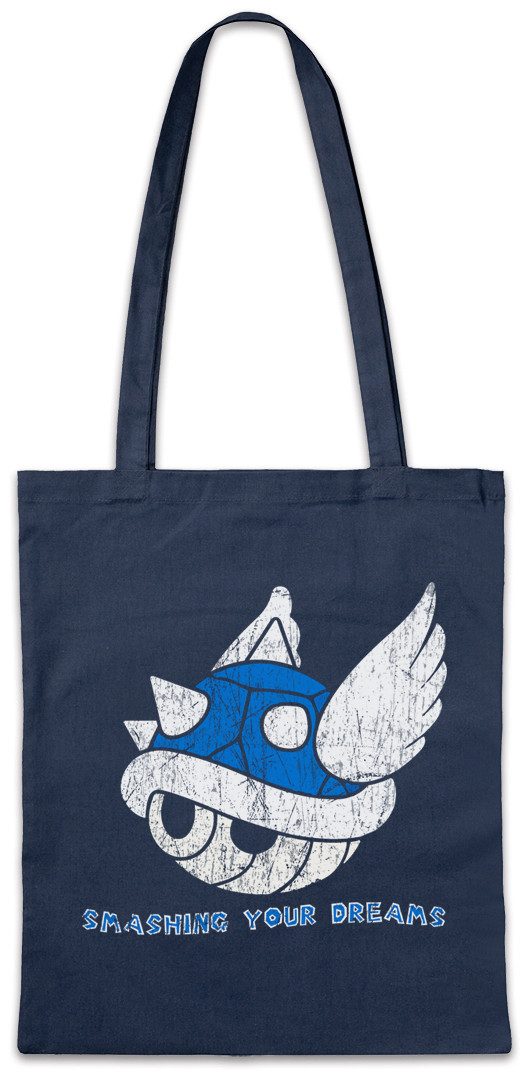 Beuteltasche Smashing Your Dreams Stofftasche Super Gamer Games Geek Mario Fun