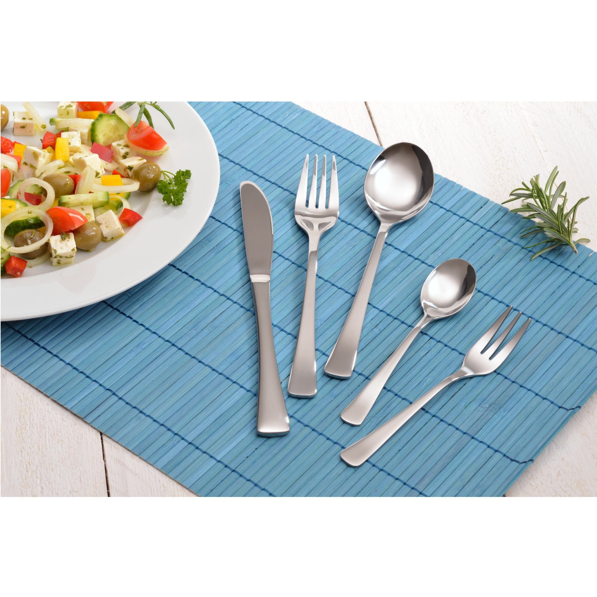 GRÄWE Besteck-Set GRÄWE Tafelbesteck 24-tlg., für 6 Personen, Serie Würzburg, Edelstahl 18/0