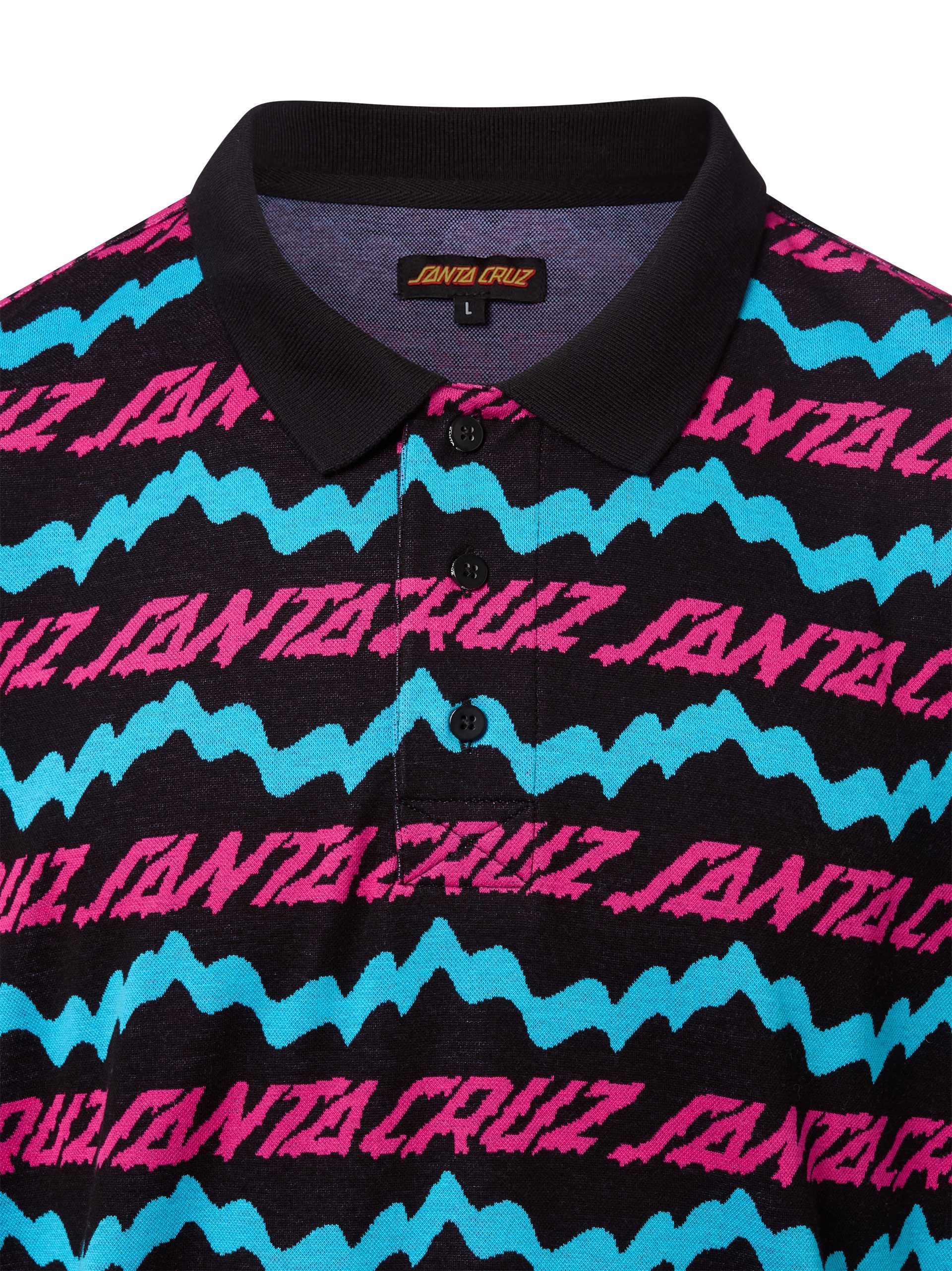 Santa Cruz Poloshirt Slime Drip