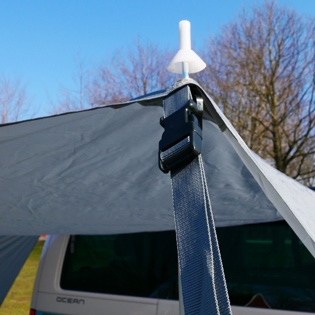 yourGEAR Tropea Bus Awning UV 50+ Tarp Sunshade for VW Campervan, Persons: 0