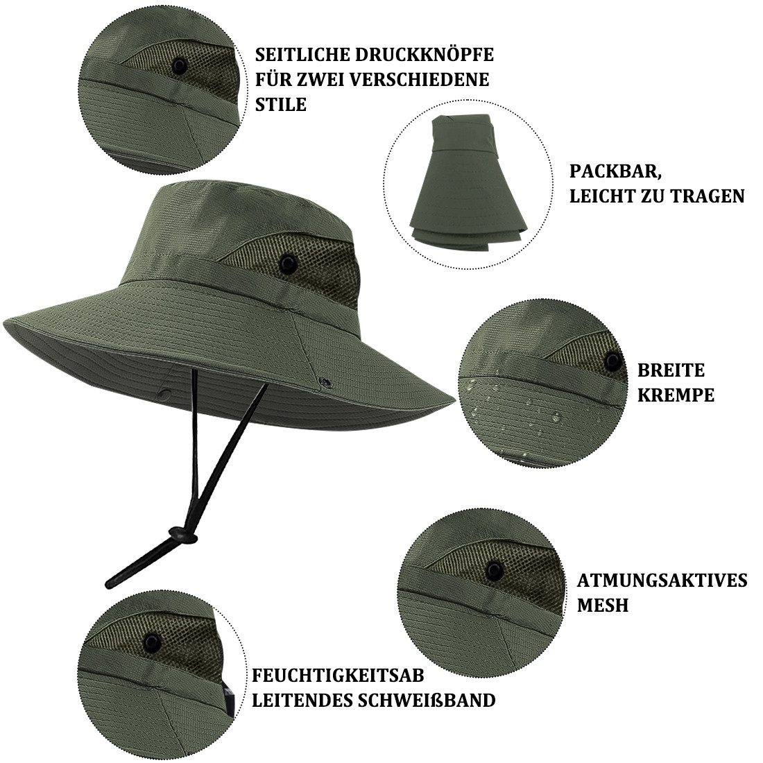 ZEUOPQ Sonnenhut Sonnenhut Faltbarer Sonnenhut UV günstig online kaufen
