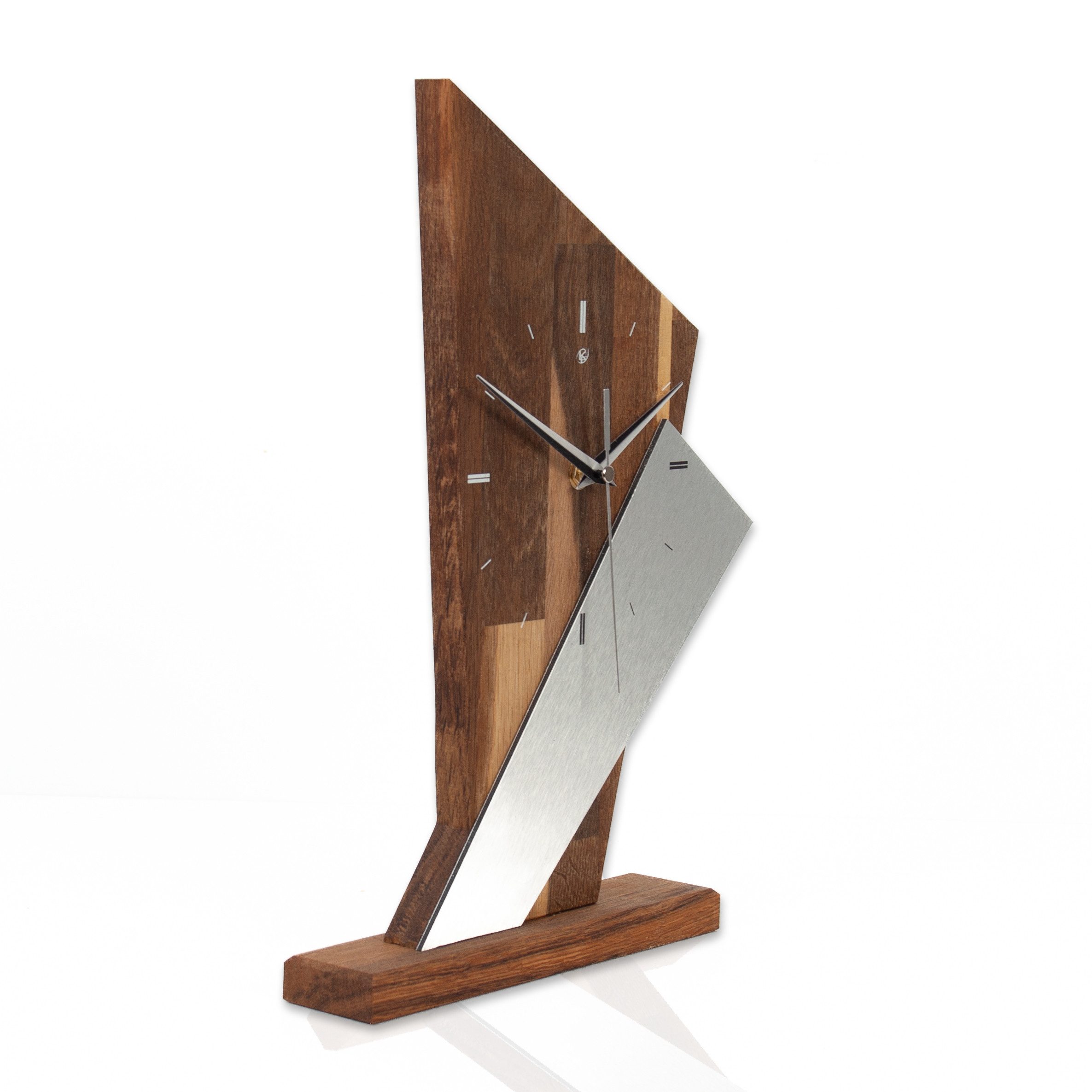 Kreative Feder Standuhr Designer-Standuhr „Brown Square“ günstig online kaufen