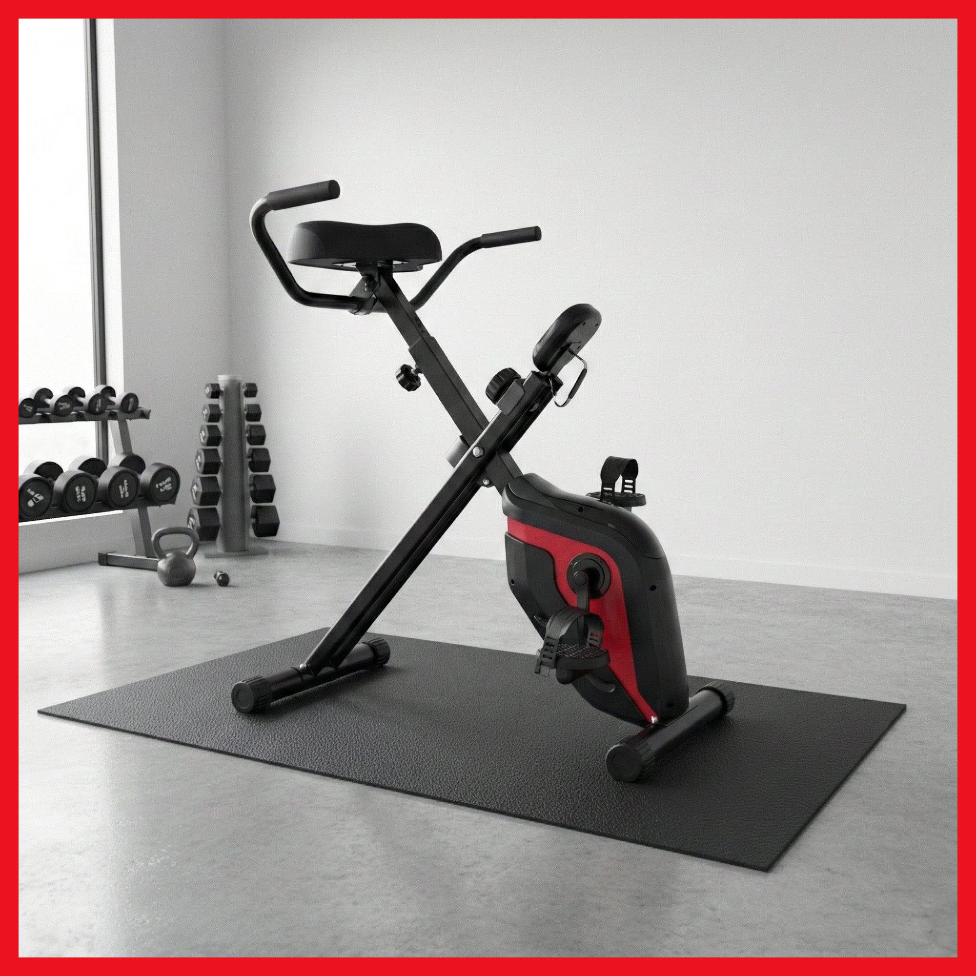 PeakPower Heimtrainer Heimtrainer für Tisch, Klappbar für Alt und Jung, niedriger Einstieg