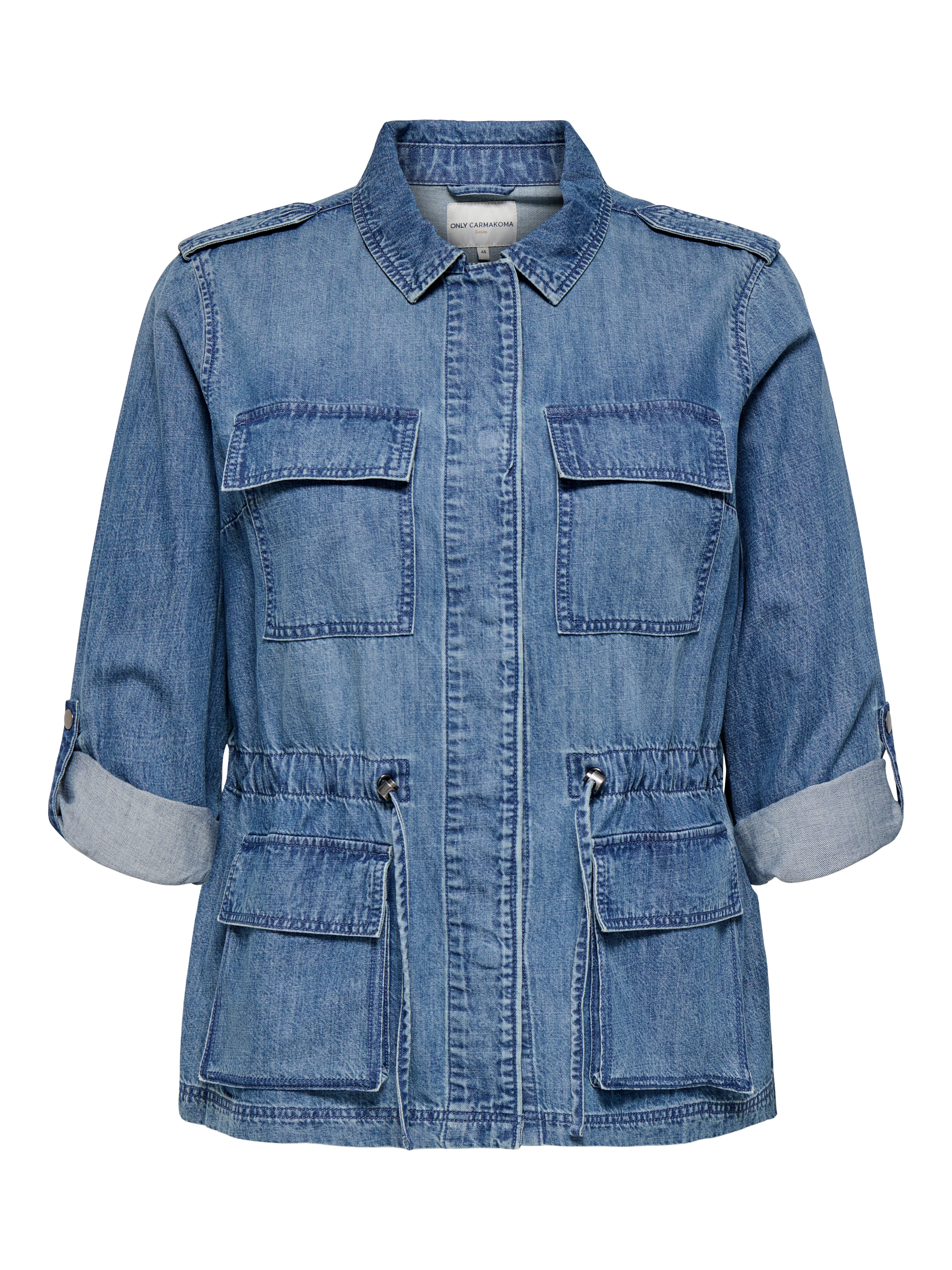 ONLY CARMAKOMA Jeansjacke CARKENYA L/S UTILITY DNM JKT AKM günstig online kaufen