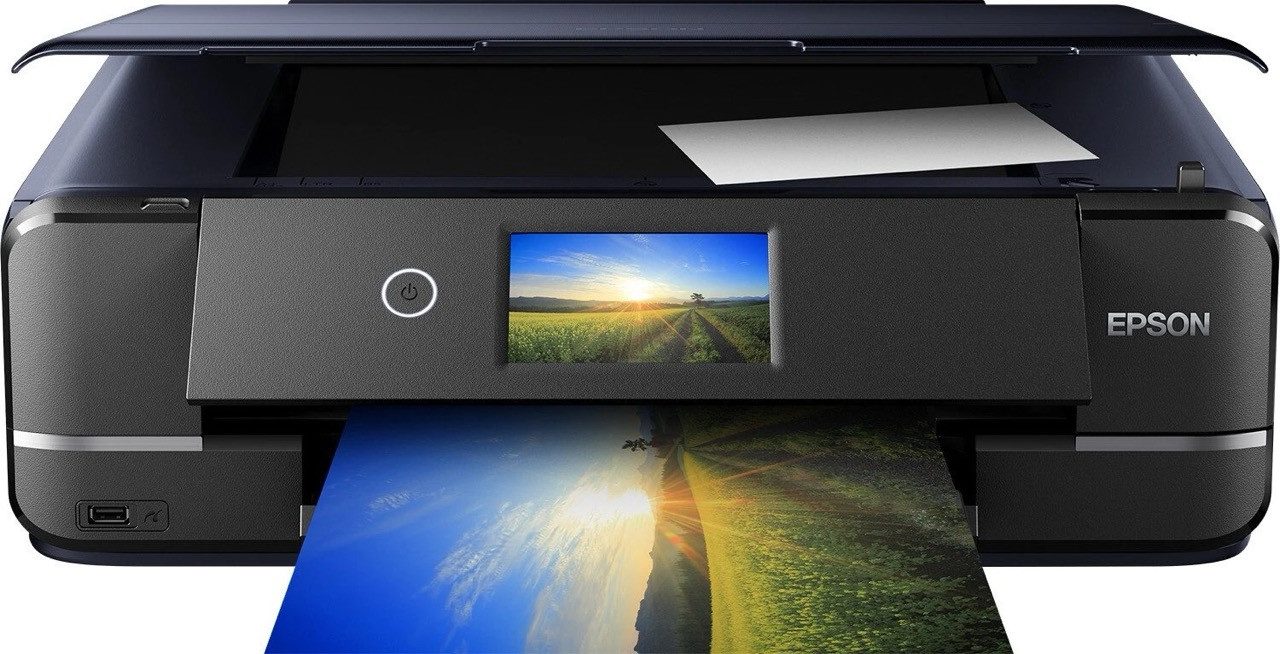 Epson Epson Expression Photo XP-970, Tinte, mehrfarbig Tintenstrahldrucker, (LAN, randloser Druck, PictBridge, CD/​DVD bedruckbar)