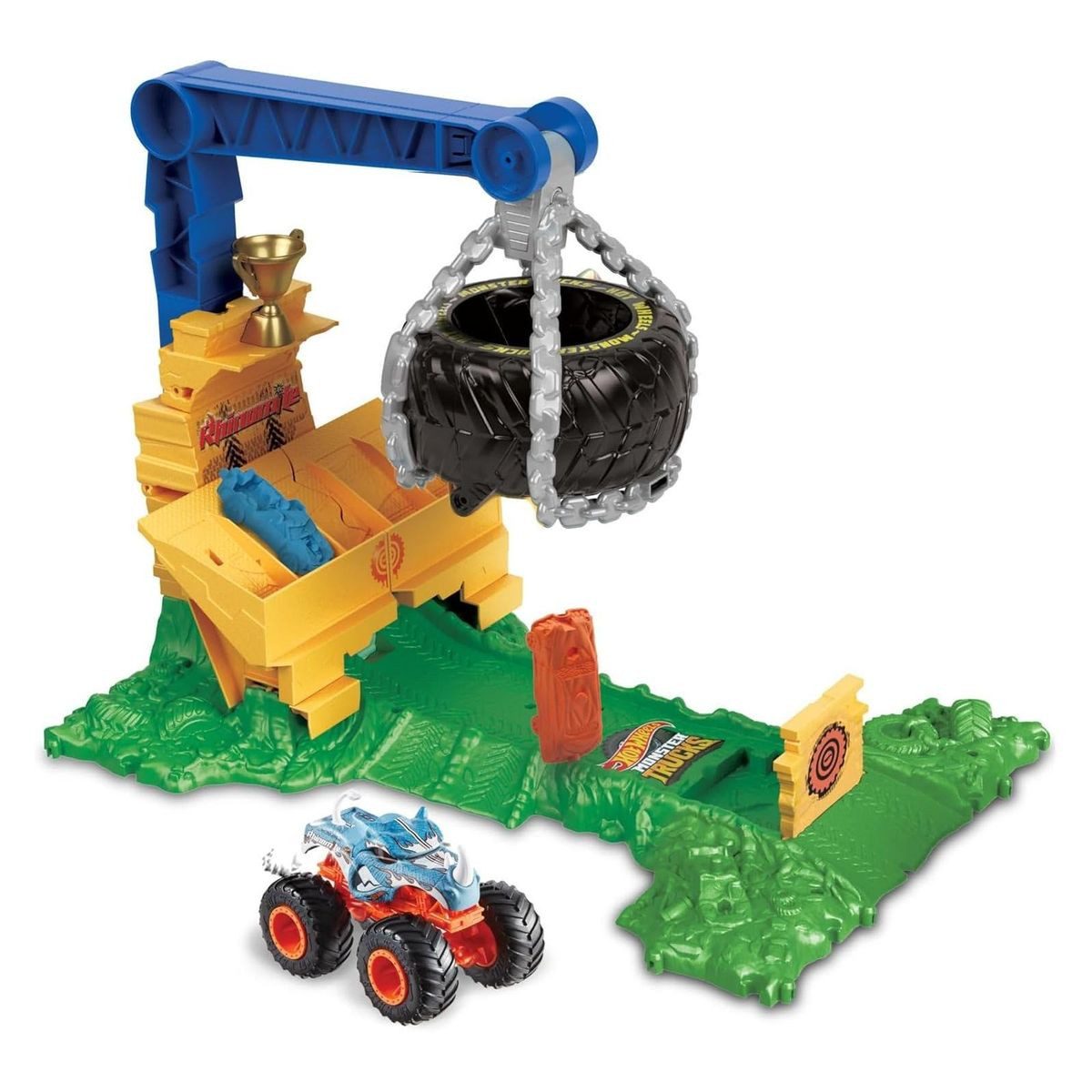 Mattel® Spielzeug-Auto HotWheels HTP18 MonsterTrucks ArenaSmashers günstig online kaufen
