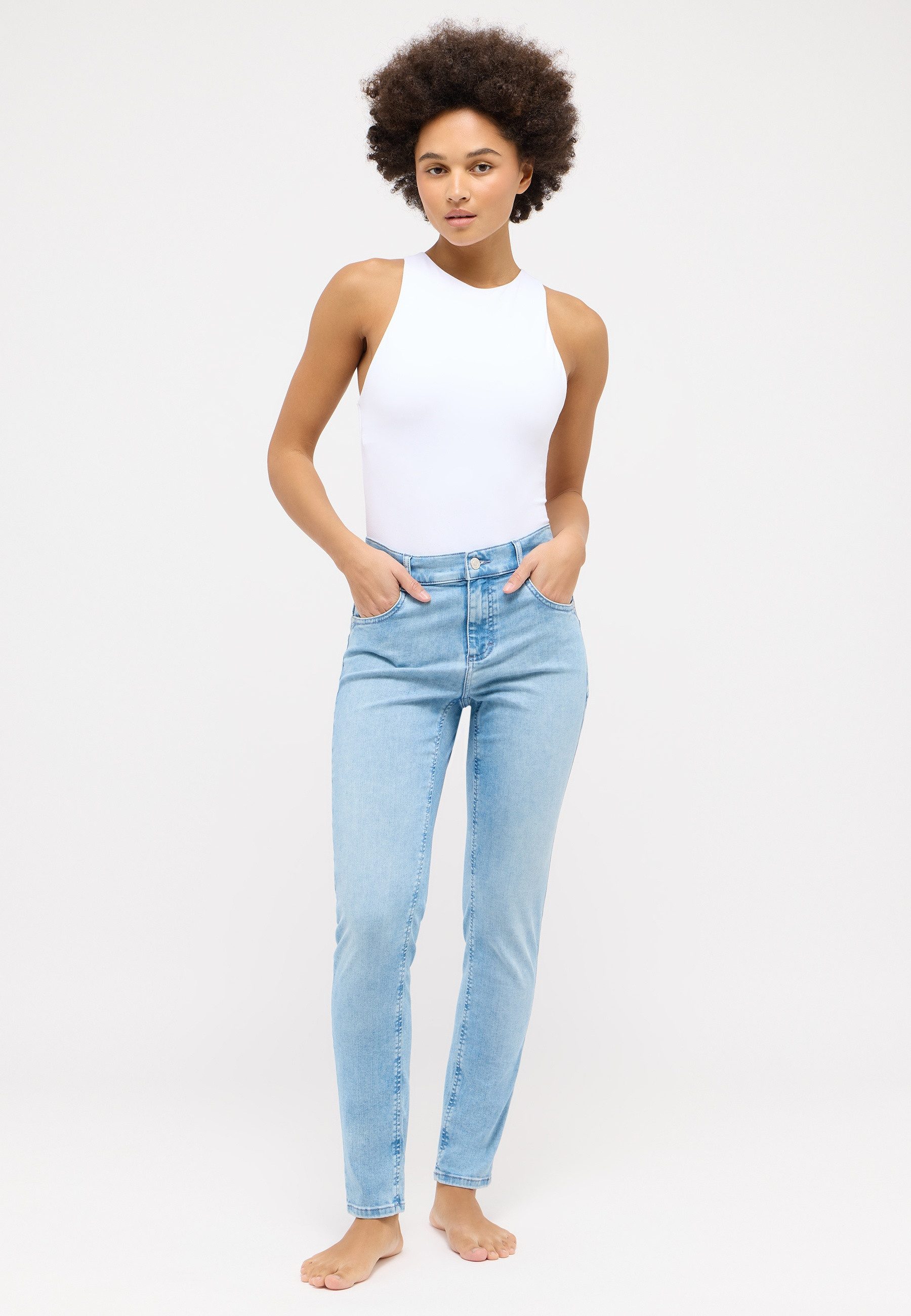 ANGELS Skinny-fit-Jeans SKINNY PUSH UP im Five-Pocket Style