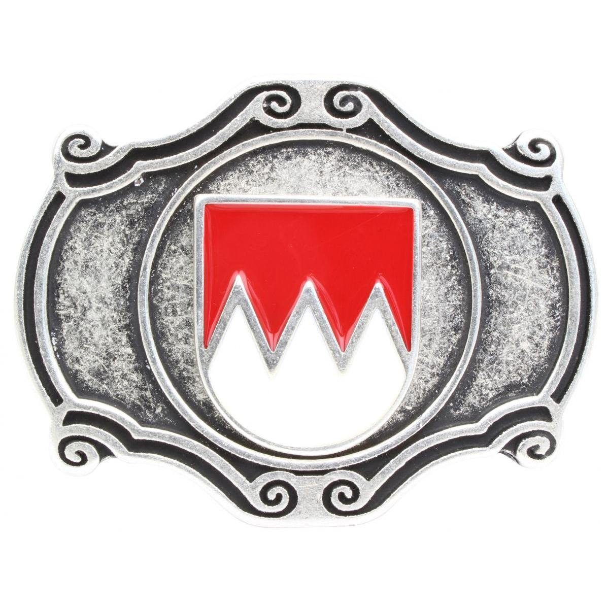 Gürtelschnalle Wappen Franken 4,0 cm - Buckle Wechselschließe Gürtelschließe 40mm - F