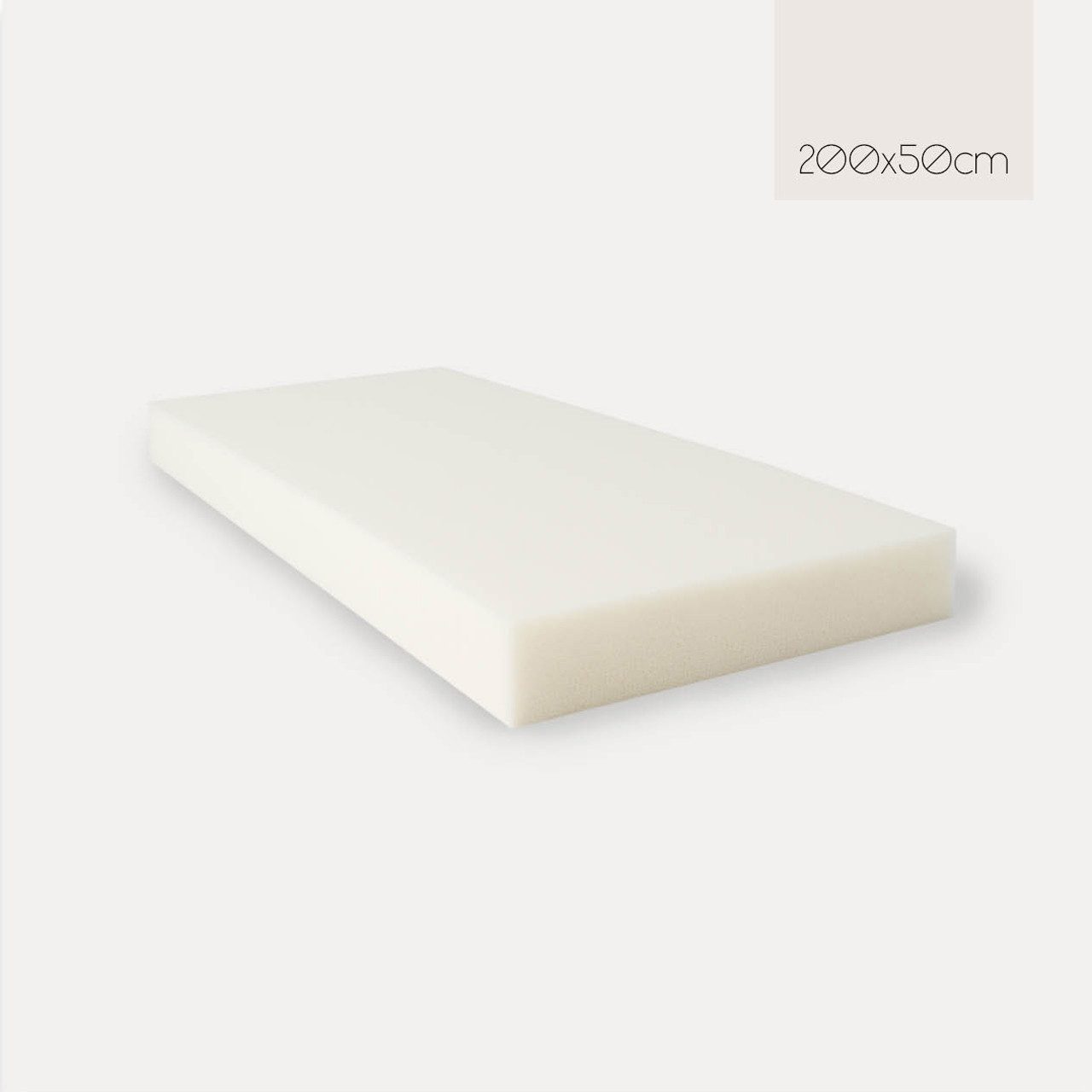 POWER SCHAUMSTOFF Polsterauflage Schaumstoffplatte, 200x50x2/3/4/5/6/8/10 cm, Verschiedene Qualitäten