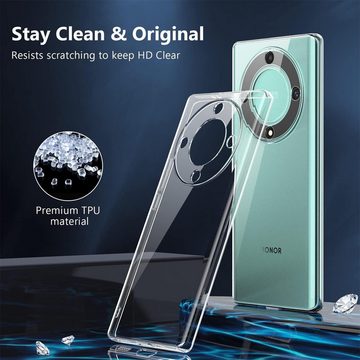 CoolGadget Handyhülle Transparent Ultra Slim Case für Honor Magic 6 Lite 6,78 Zoll, Silikon Hülle Dünne Schutzhülle für Magic6 Lite Hülle