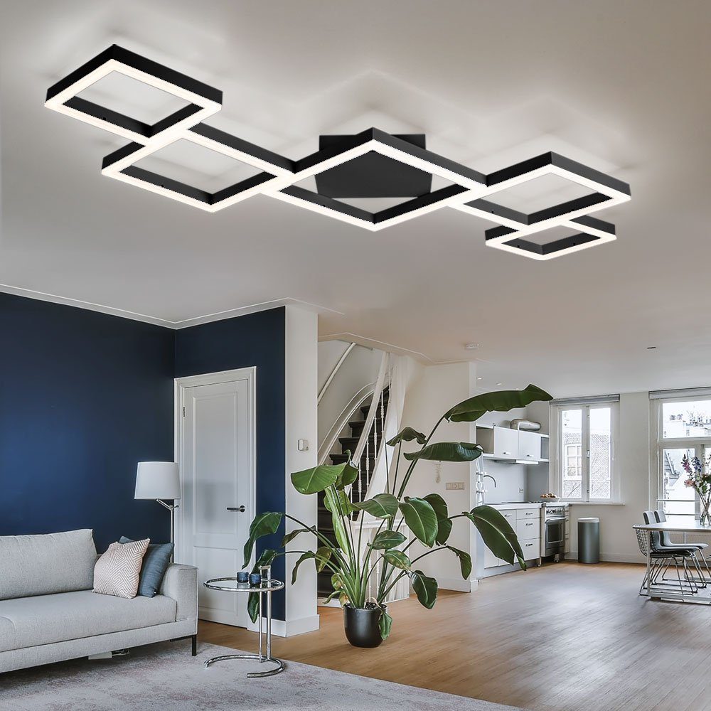 GLOBO LIGHTING LED Deckenleuchte, LED-Leuchtmittel fest verbaut, Warmweiß, Neutralweiß, Tageslichtweiß, Deckenleuchte LED Deckenlampe Esstisch CCT Dimmbar über