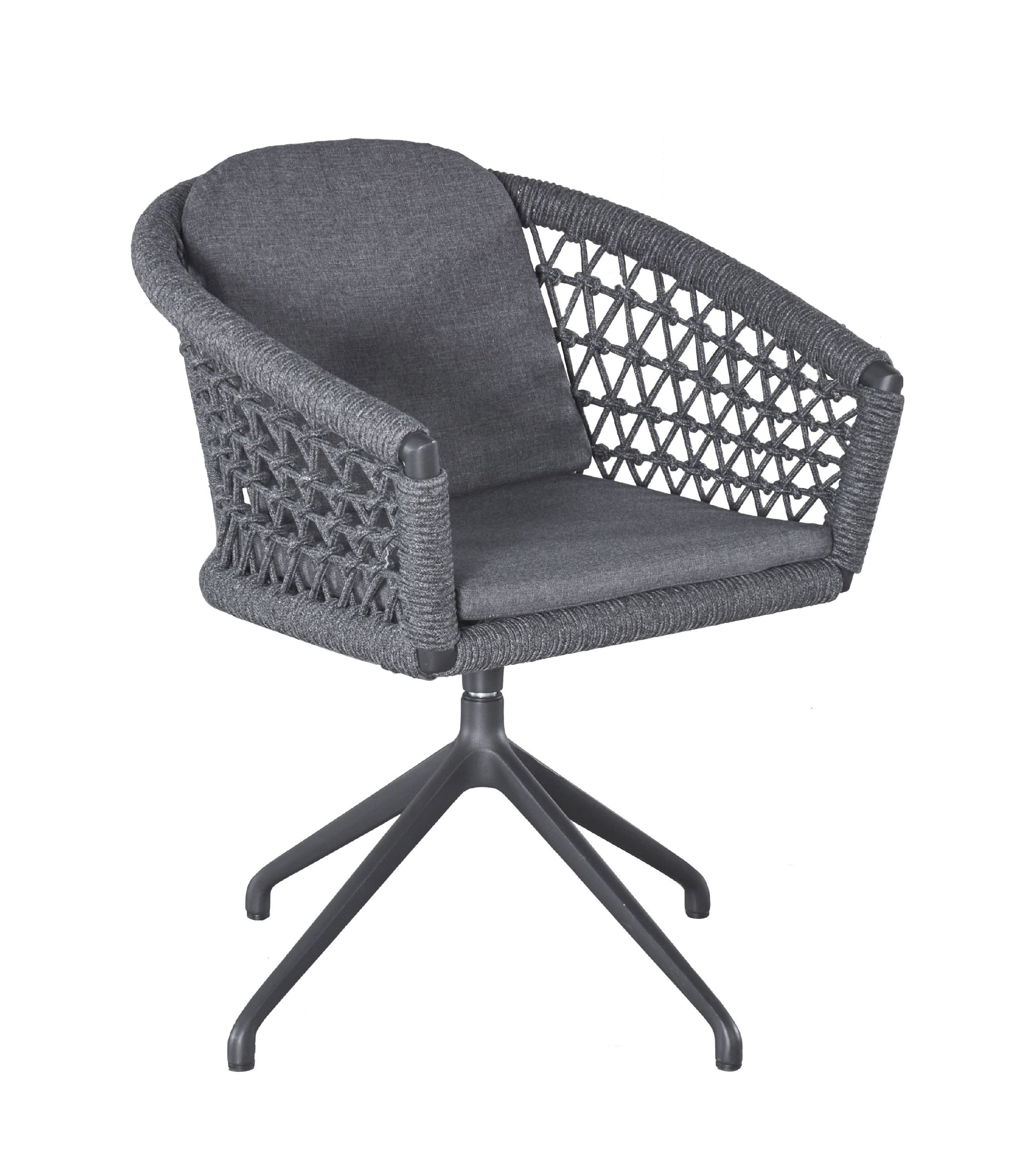 casa NOVA Bürostuhl casa NOVA Drehstuhl BARI BHT 57x78x63.50 cm grau Chefsessel Bürostuhl