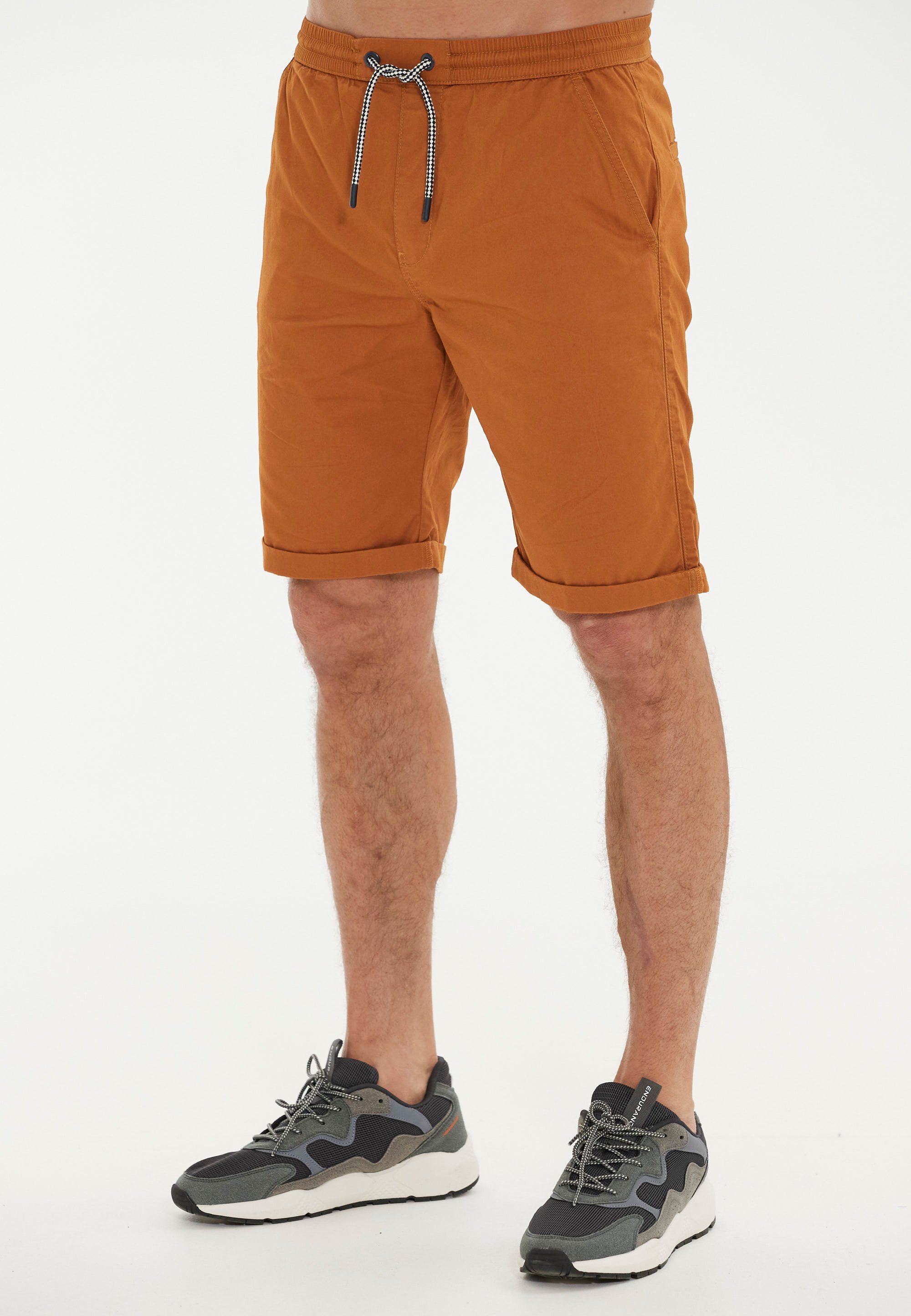 CRUZ Shorts Gilchrest mit praktischen Seitentaschen orange
