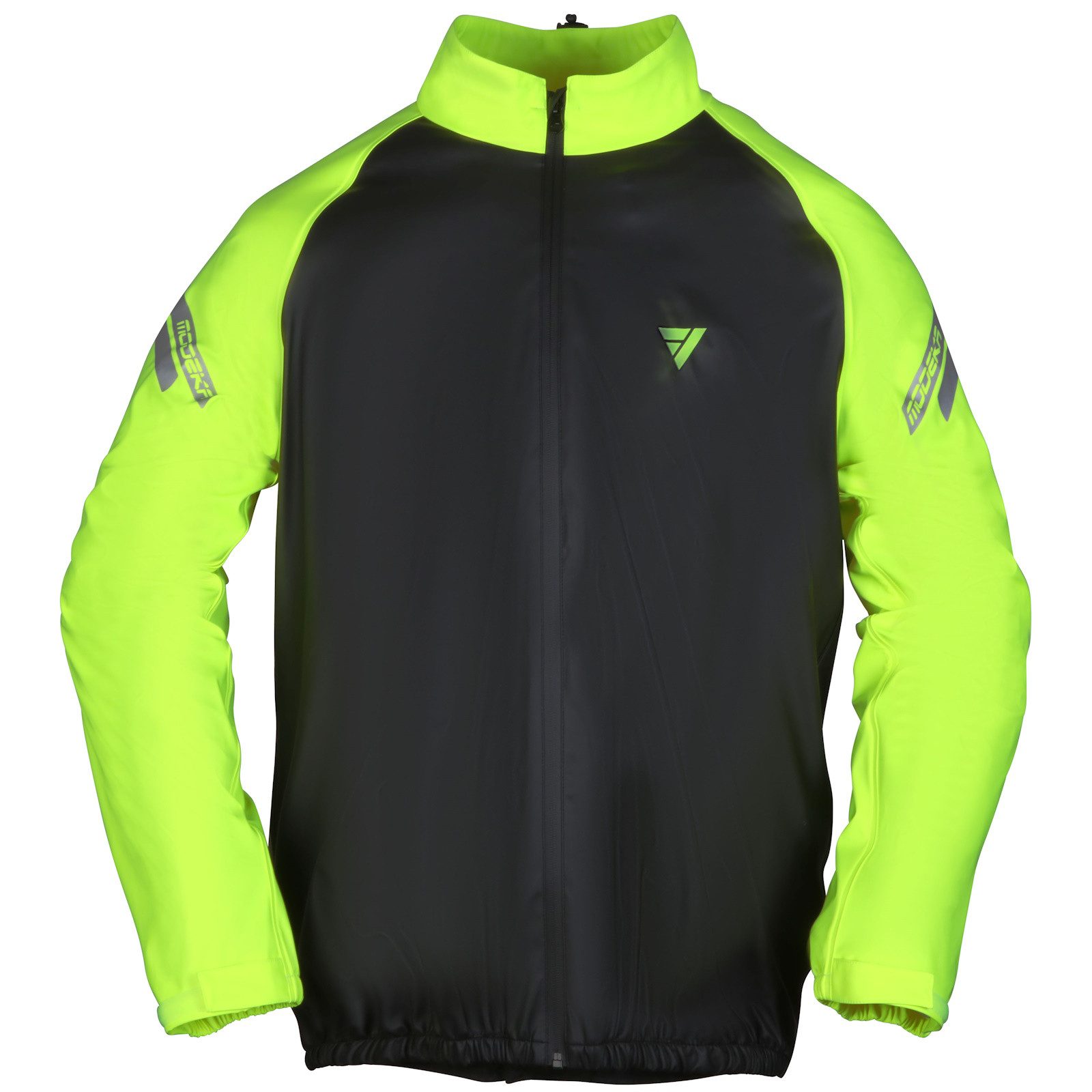 Regenanzug Modeka Flex Dry Regenjacke schwarz / neongelb