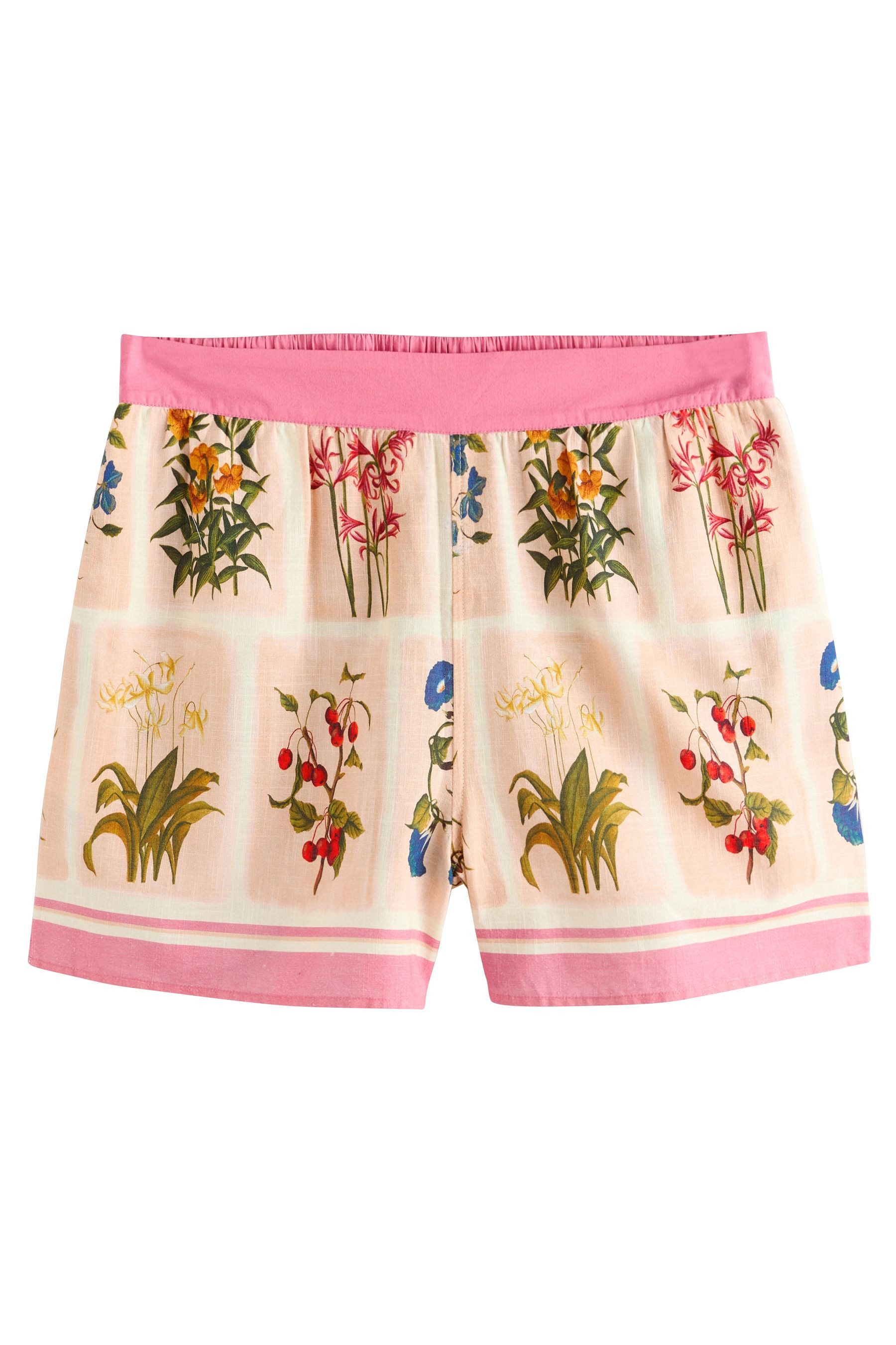 LAURA ASHLEY Strandshorts Laura Ashley Co-ord Strandshorts aus Baumwolle (1-tlg)