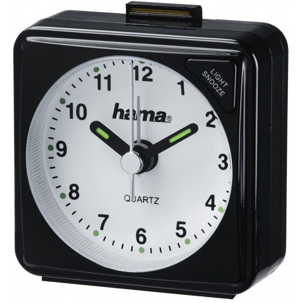 Hama Wecker Hama A50 Reisewecker schwarz - analoger Wecker.