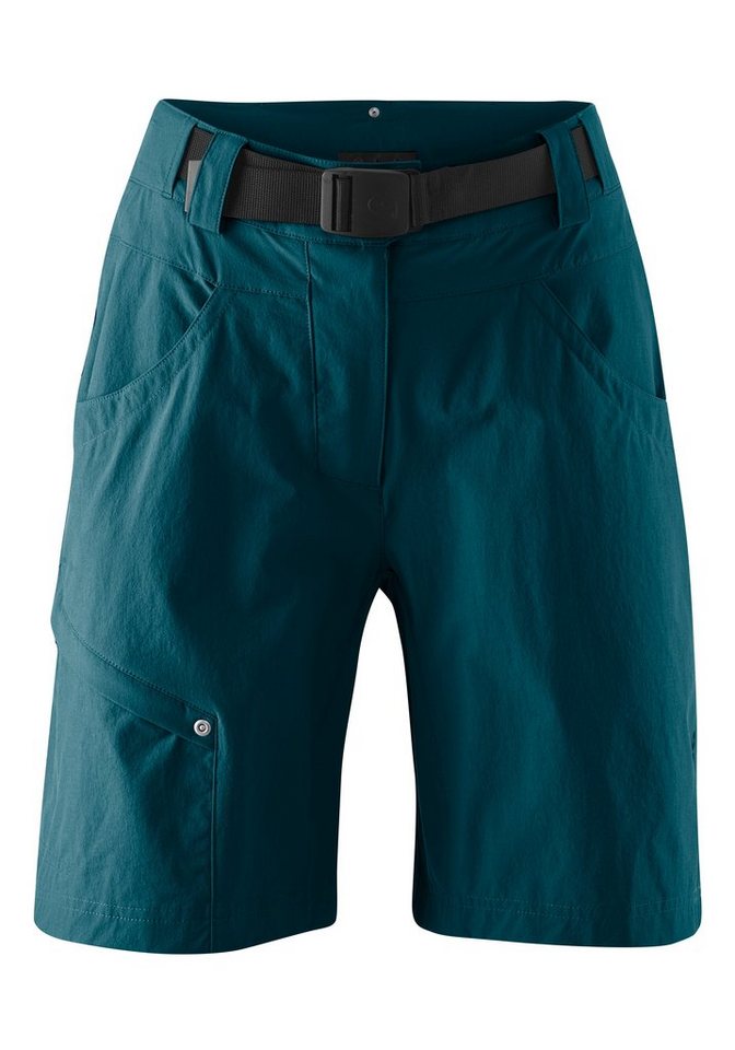 Gonso Fahrradhose Mira Basic kurze Damen Radhose mit Sitzpolster, wasserabweisend, inkl. Gürtel