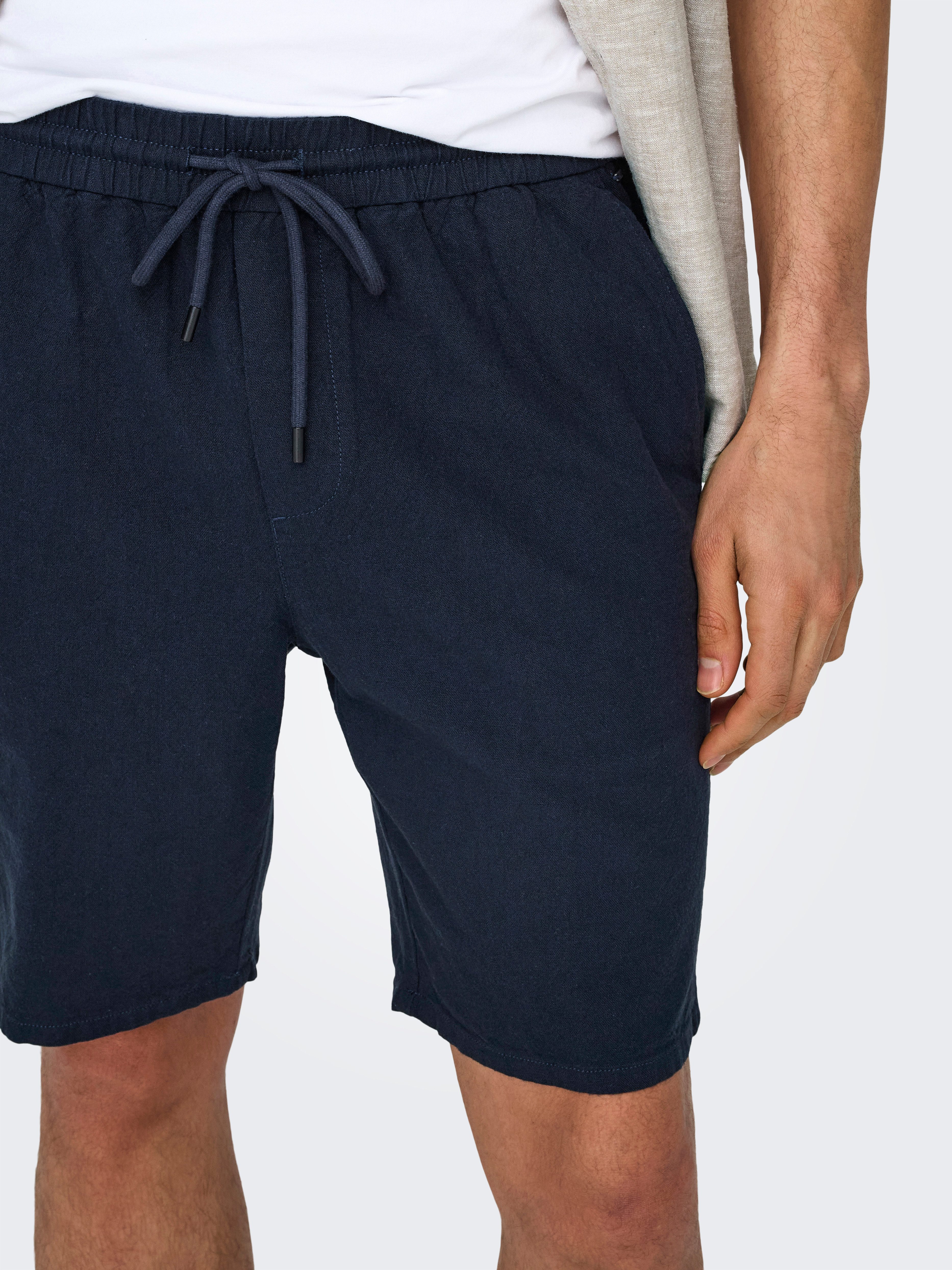 ONLY & SONS Shorts ONSLINUS 0007 COT LIN SHORTS NOOS