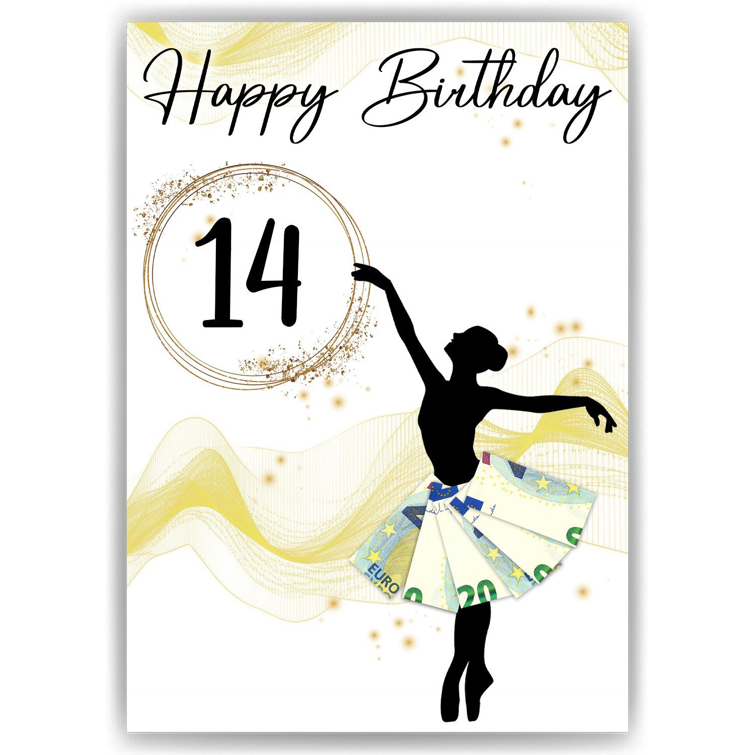 Tigerlino Poster Geburtstag Geldgeschenk Frauen Freundin günstig online kaufen