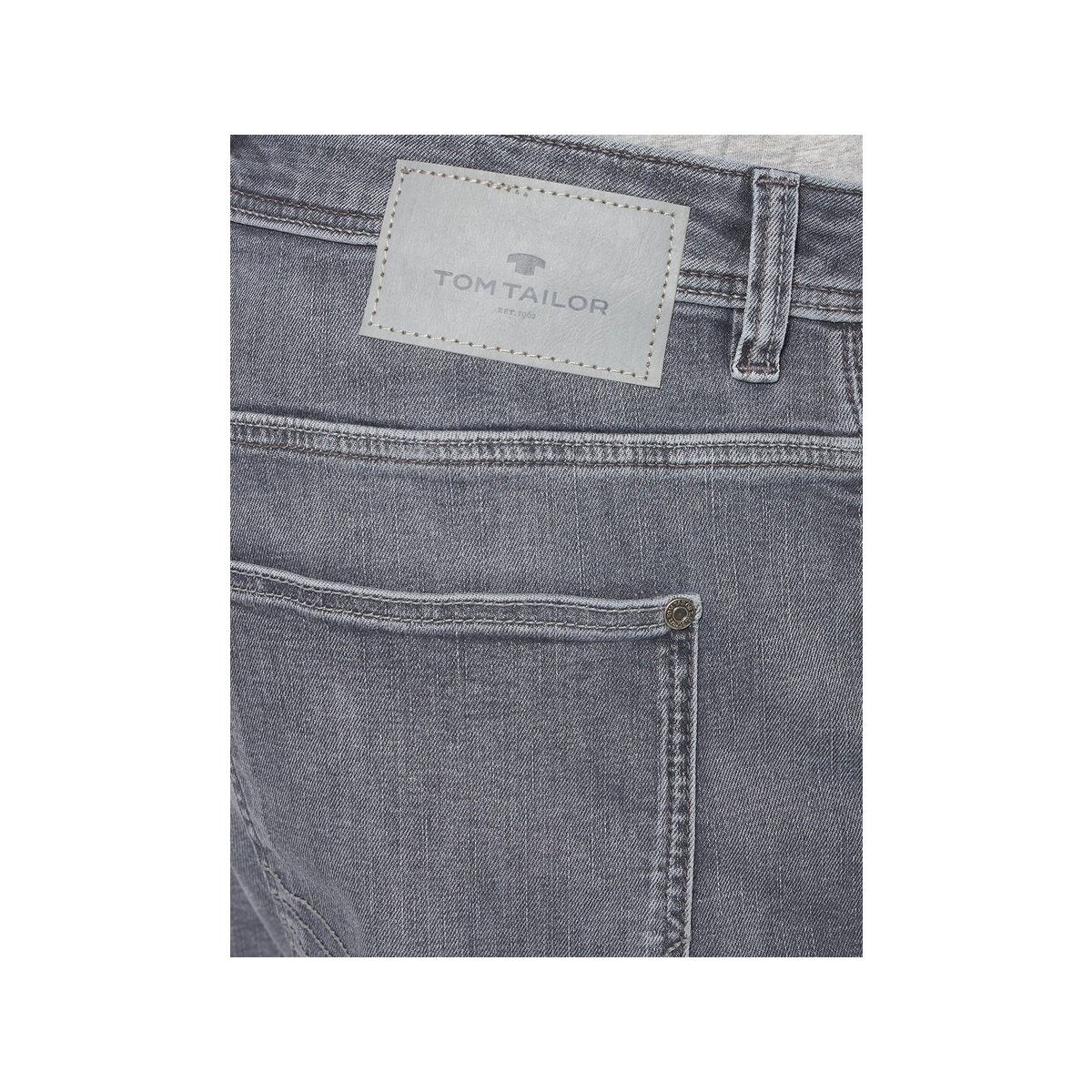 TOM TAILOR 5-Pocket-Jeans (1-tlg) grau