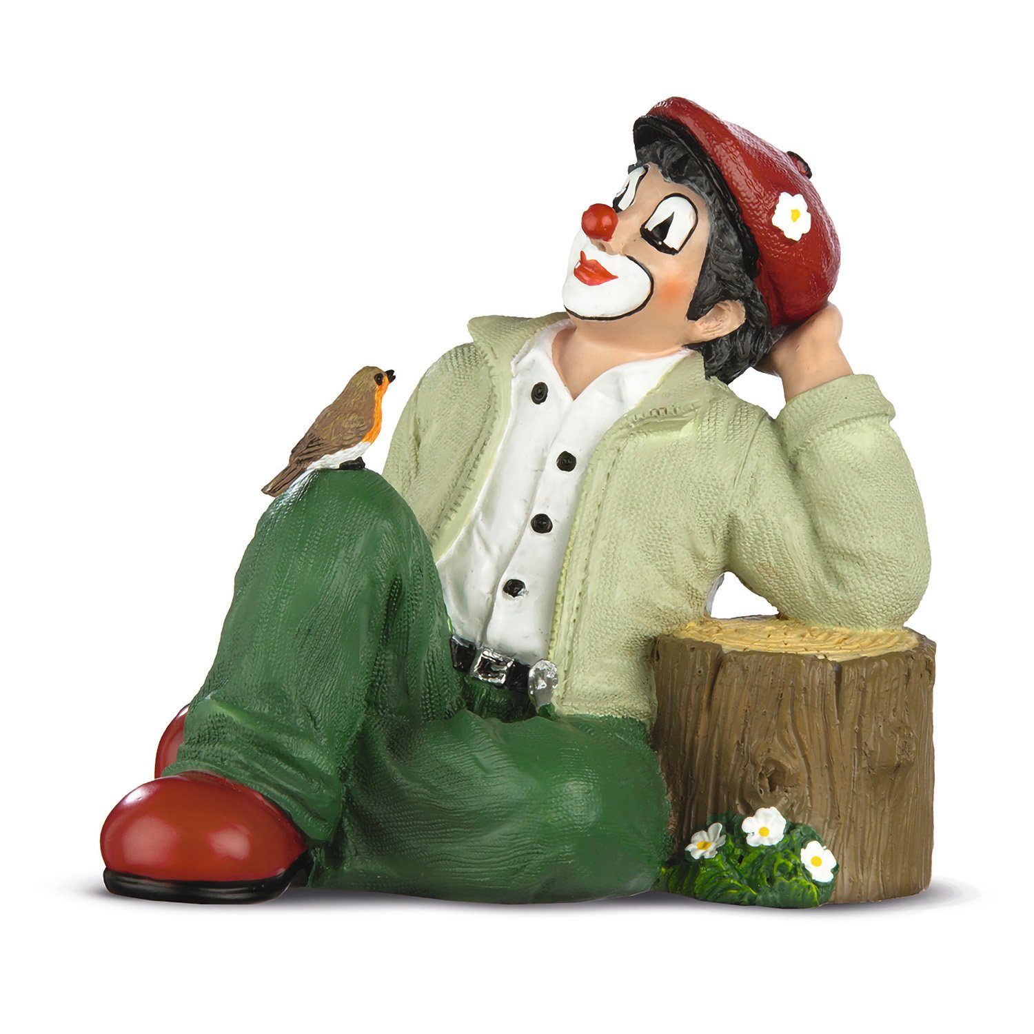 GILDE Dekofigur Gildeclowns Figur Eine kleine Auszeit - mehrfarbig - H. 10cm