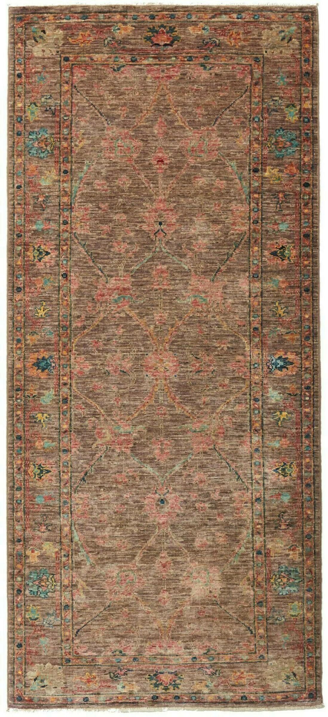 Orientteppich Arijana 81x187 Handgeknüpfter Orientteppich Läufer
