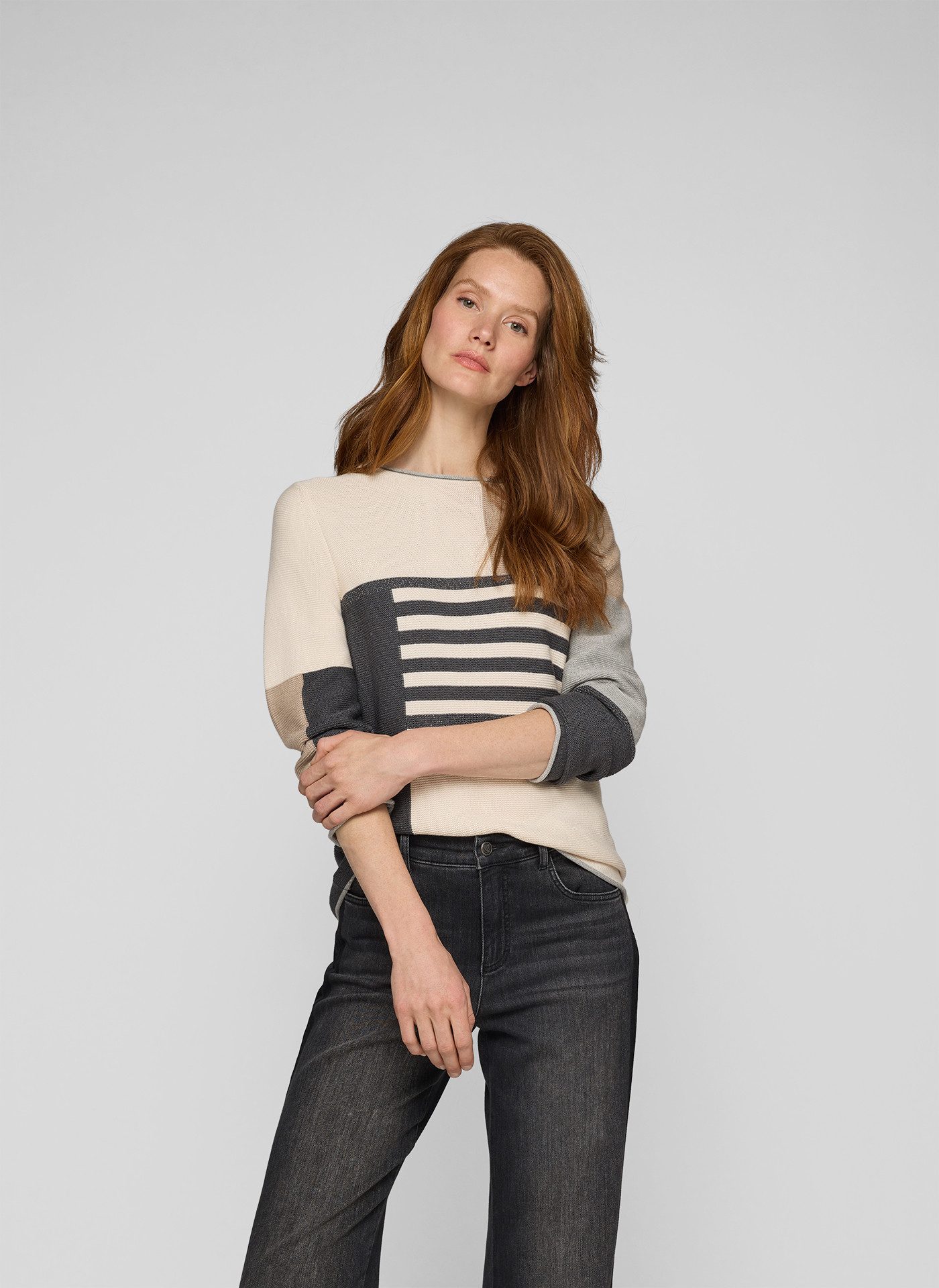Rabe Вязаные свитера im Colorblocking-Look