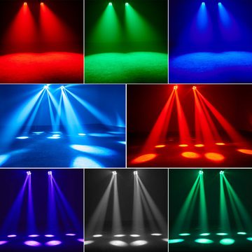 ZonQoonz LED Discolicht 200W Moving Head Bühnenlicht DMX512 RGBW Party Licht, LED, LED Scheinwerfer, für DJ Club Bar Hochzeit
