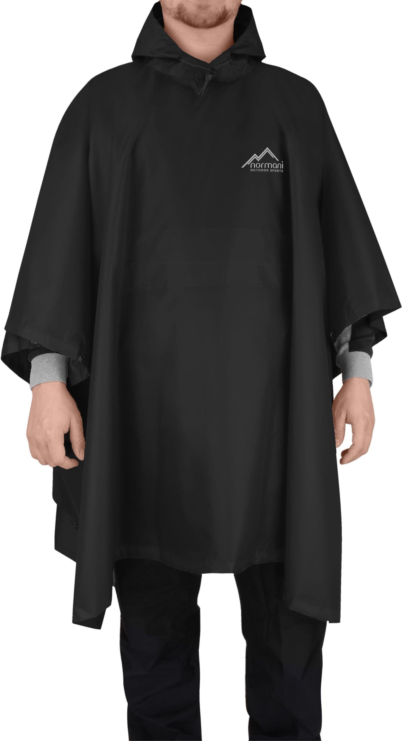 normani Regenponcho Ripstop Regenponcho Derry Wasserdichtes Regencape - Wassersäule: 6.000 mm – Bild 5 von 5