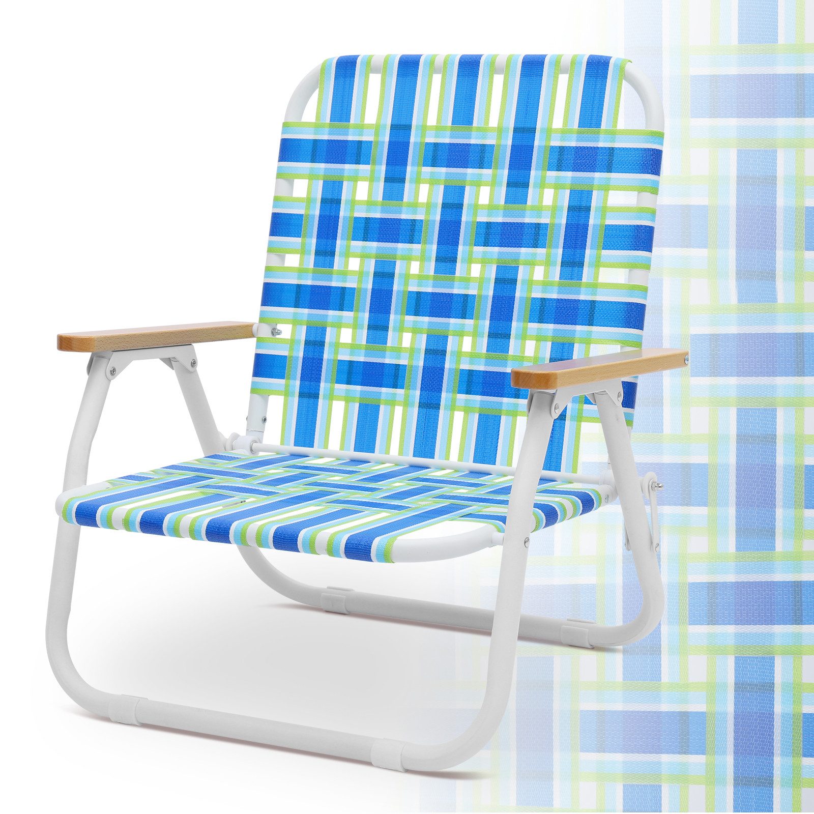 Sekey Campingstuhl Campingstuhl Faltbar Strandstuhl Klappstuhl mit Buchenho günstig online kaufen