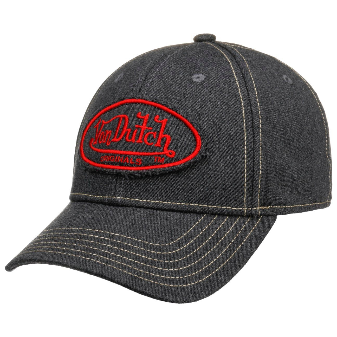 Djinns Basecap / Snapback 6p Linen 2015 In Schwarz – Verstellbare Baumwoll-Kappe In Einheitsgröße