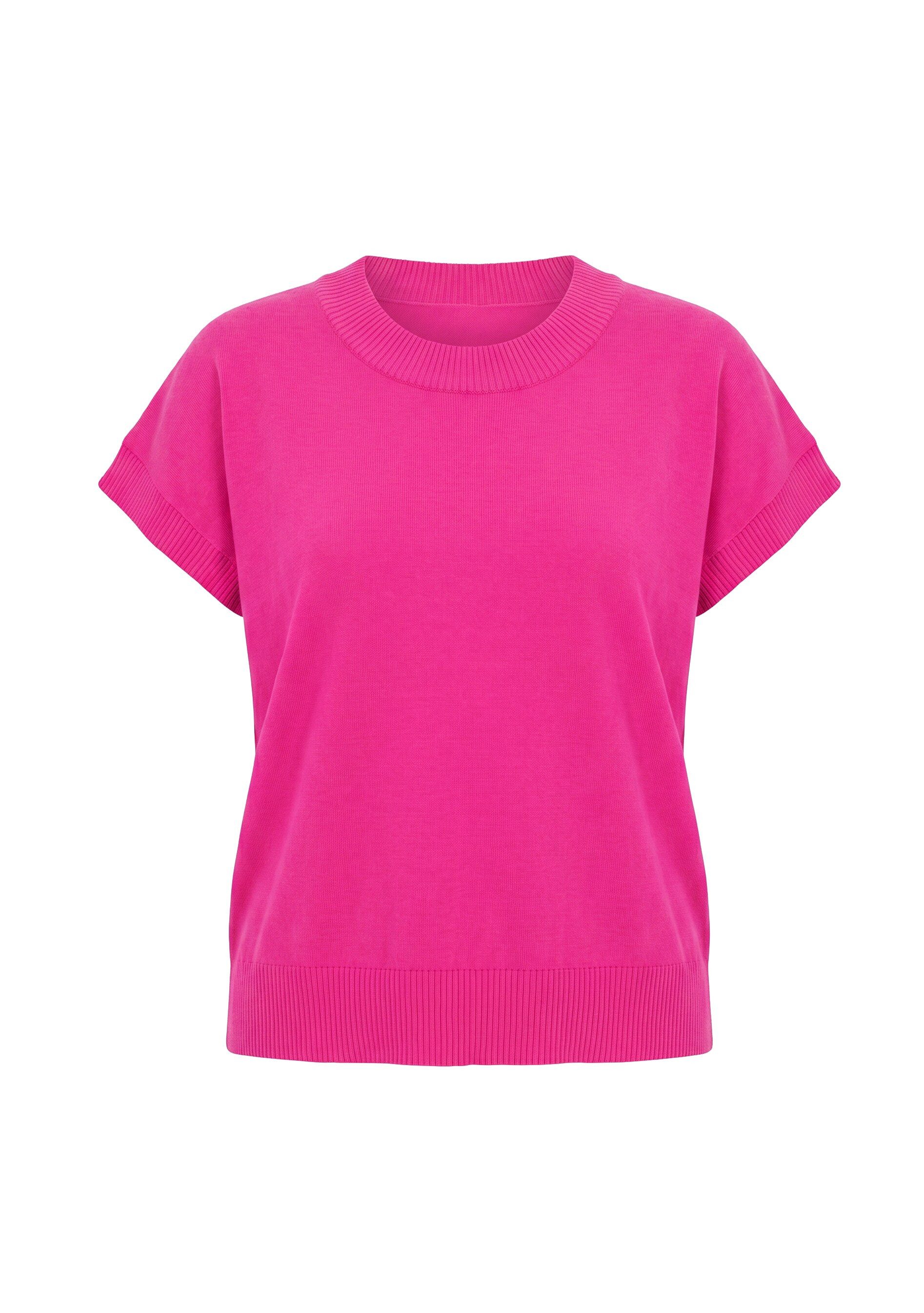 MIAMODA Pullunder Pullunder Loose Fit breite Rippbündchen